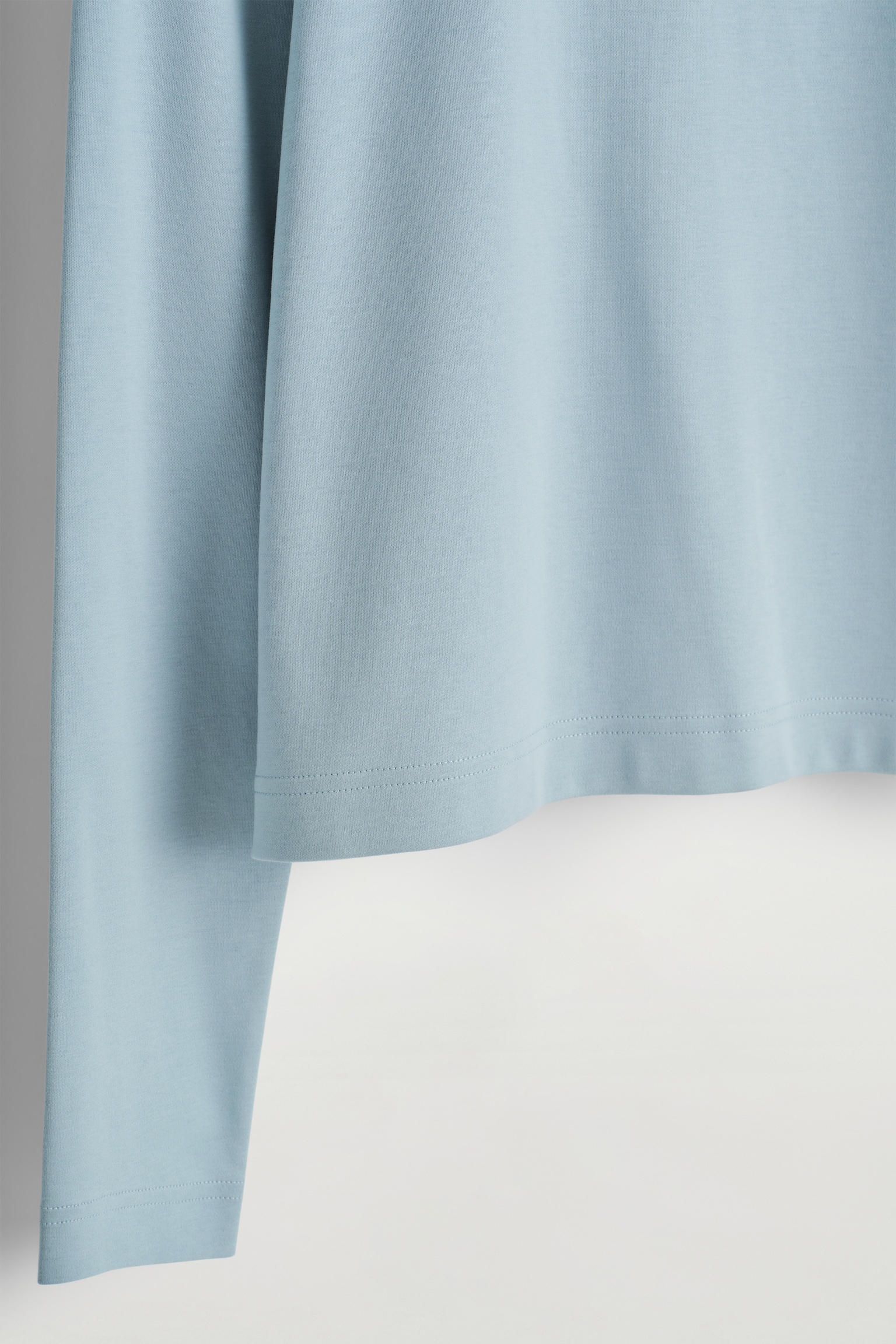 CLEAN CUT REGULAR LONG-SLEEVED T-SHIRT - LIGHT BLUE/NAVY / STRIPED/WHITE / BROWN/white/BEIGE / UNDYED/BLACK/ECRU / NAVY / BROWN / STRIPED/WHITE / BEIGE / STRIPED/GREEN MÉLANGE - 7