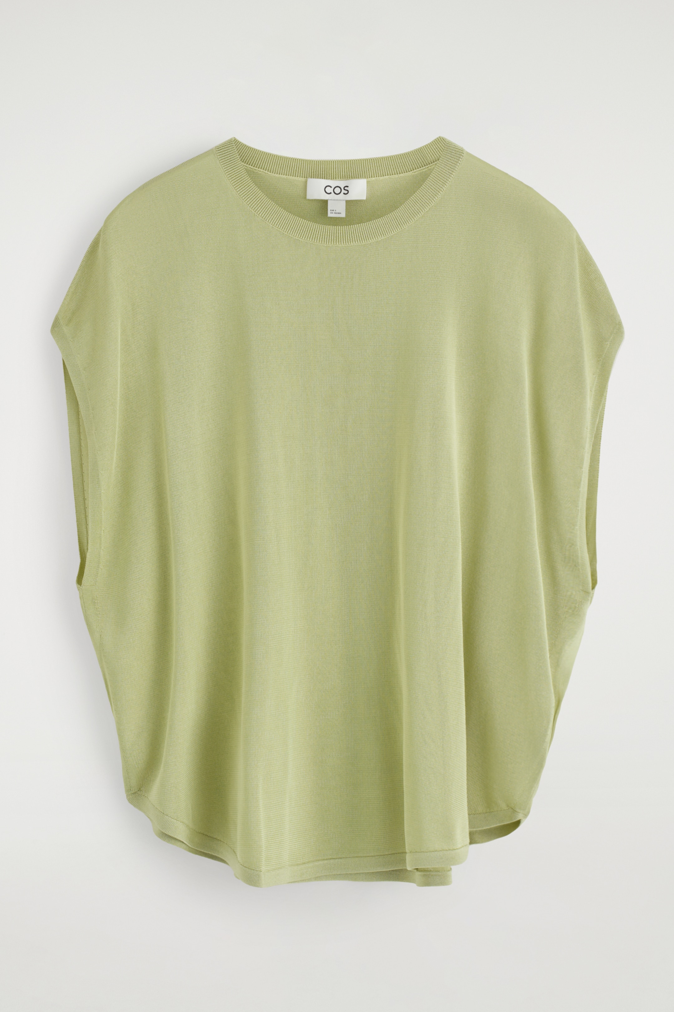 View larger image: KNITTED CIRCLE-CUT T-SHIRT - LIGHT GREEN - Ladies | H&M GB 6