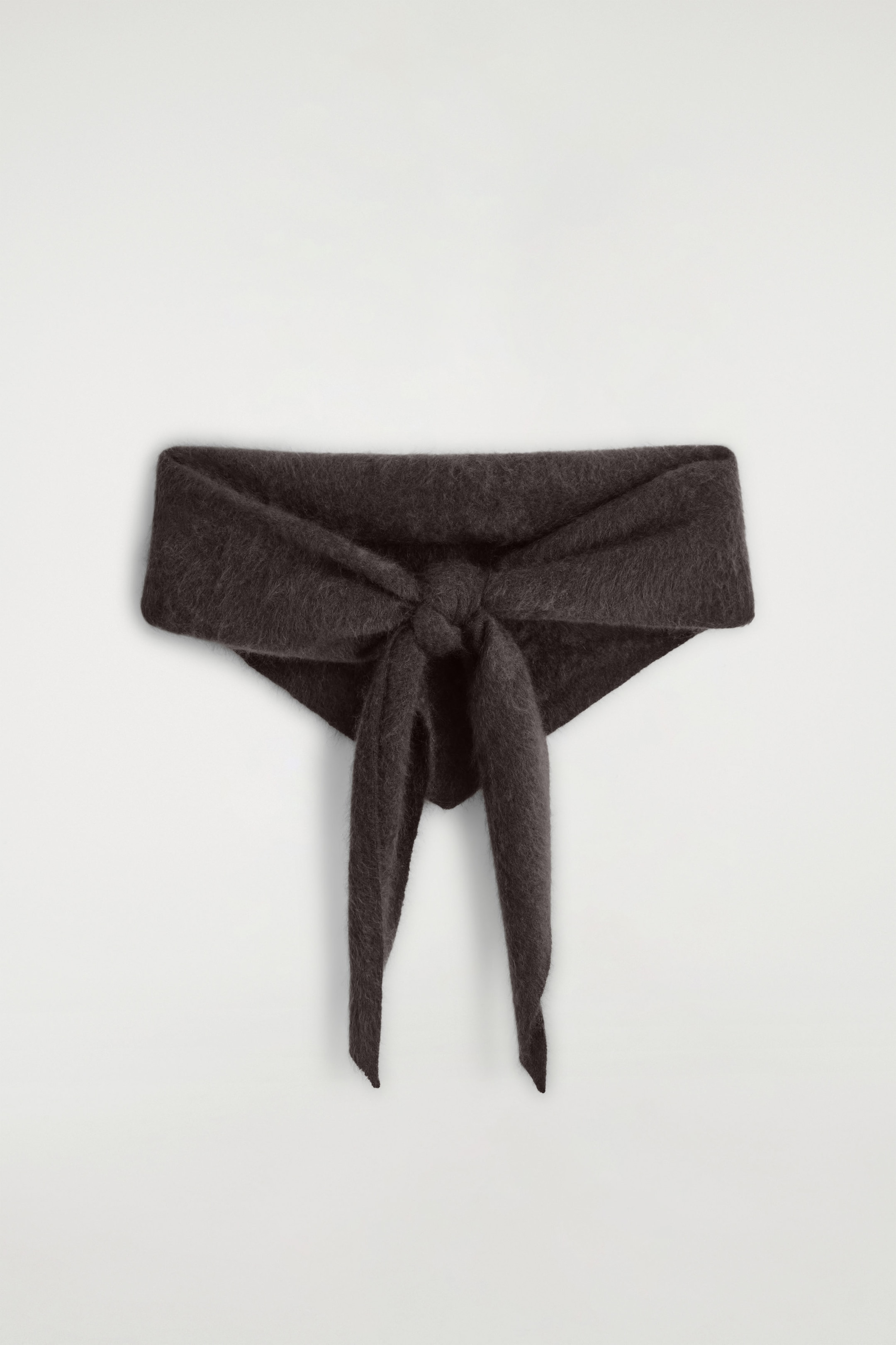 BRUSHED-CASHMERE TRIANGLE SCARF