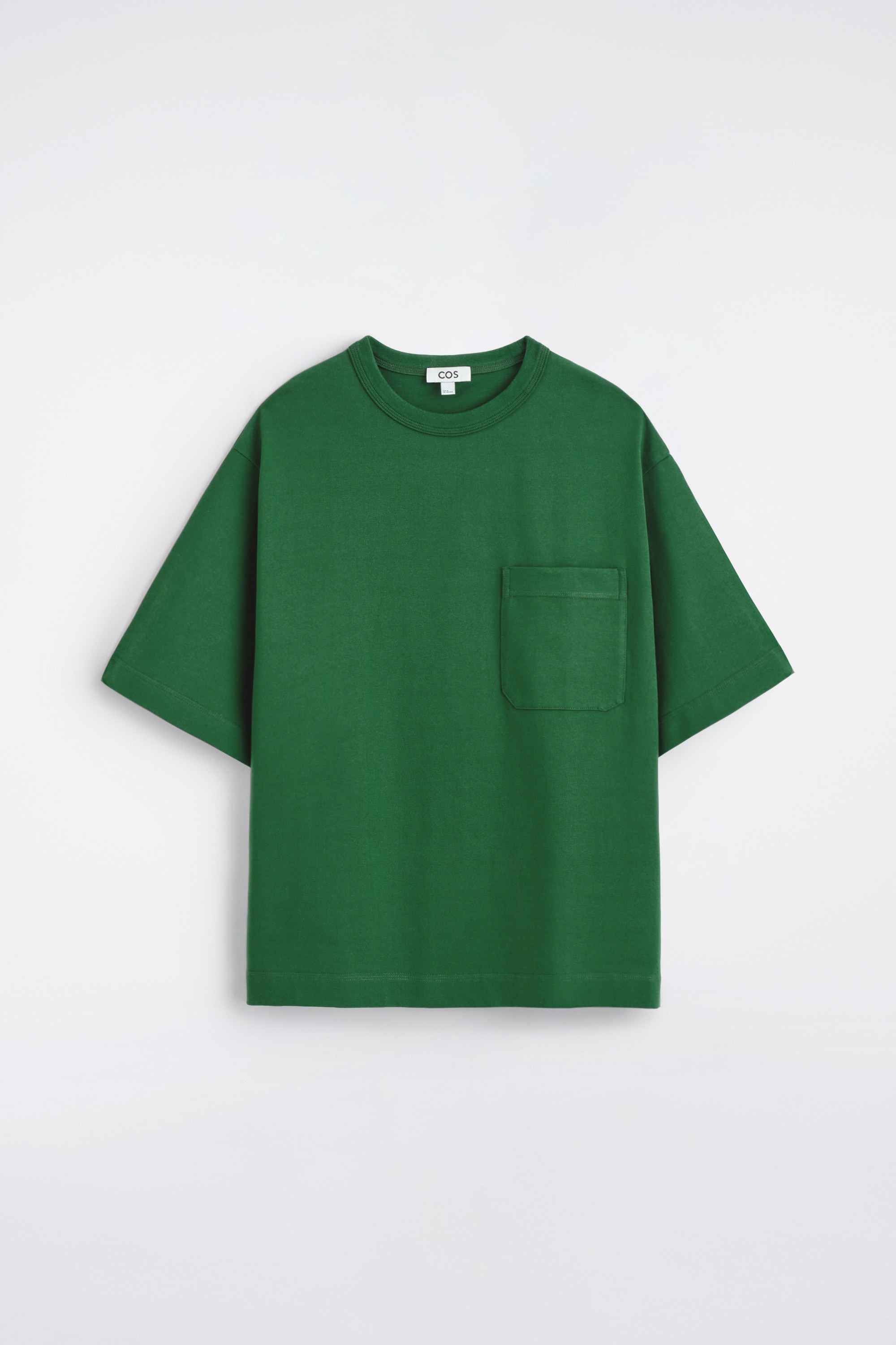 Oversized T-skjorte i kraftig kvalitet - mørkegrønn/Blå / Hvit / Stripet/SVART/HVIT/khaki / svart / stripet/MARINE