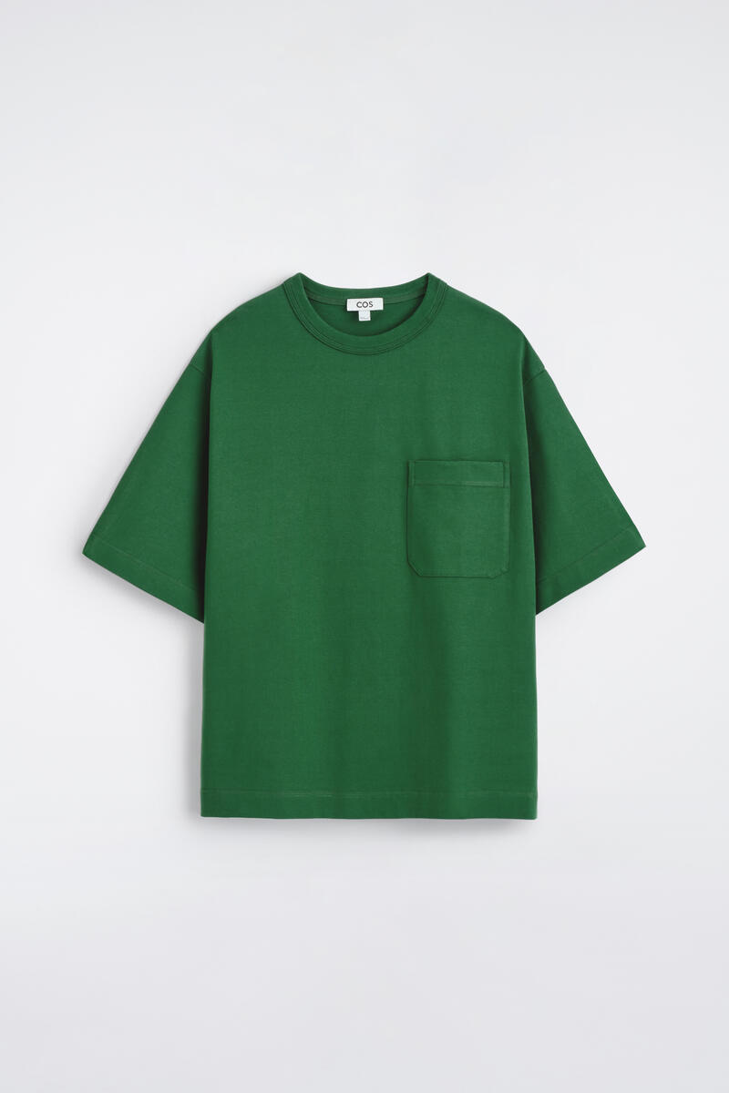 Oversized Heavyweight T-Shirt in Green
