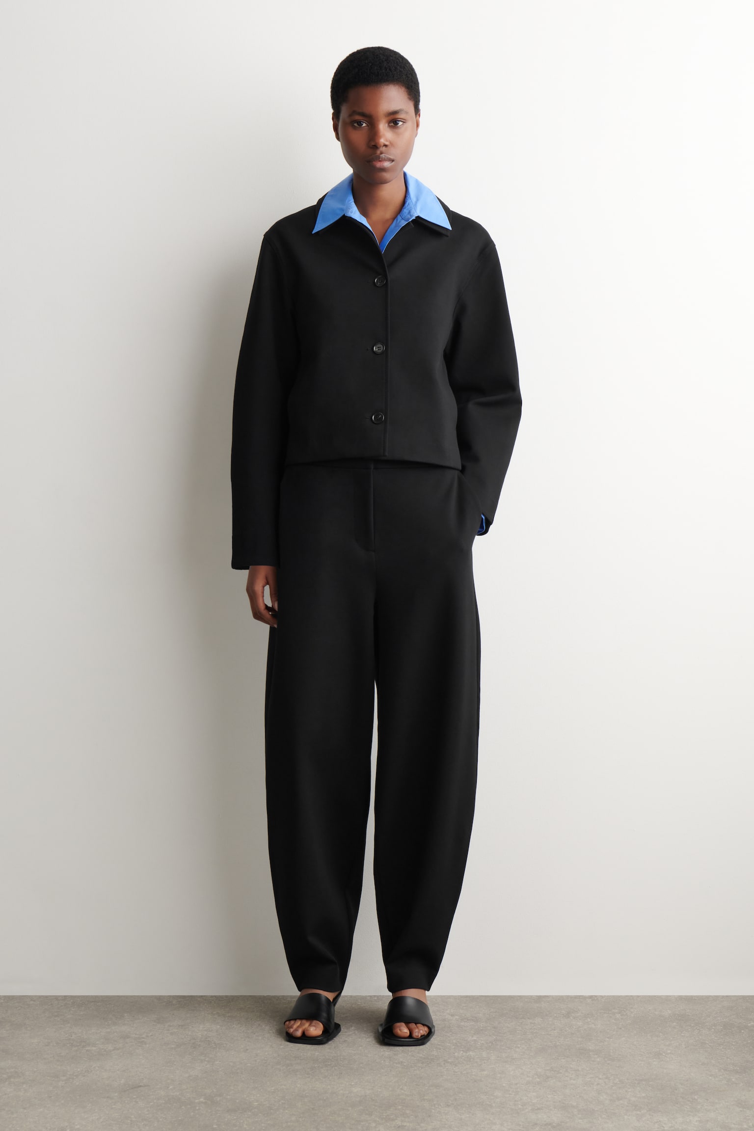 מכנסי ג'רזי בגזרת גזר - 2