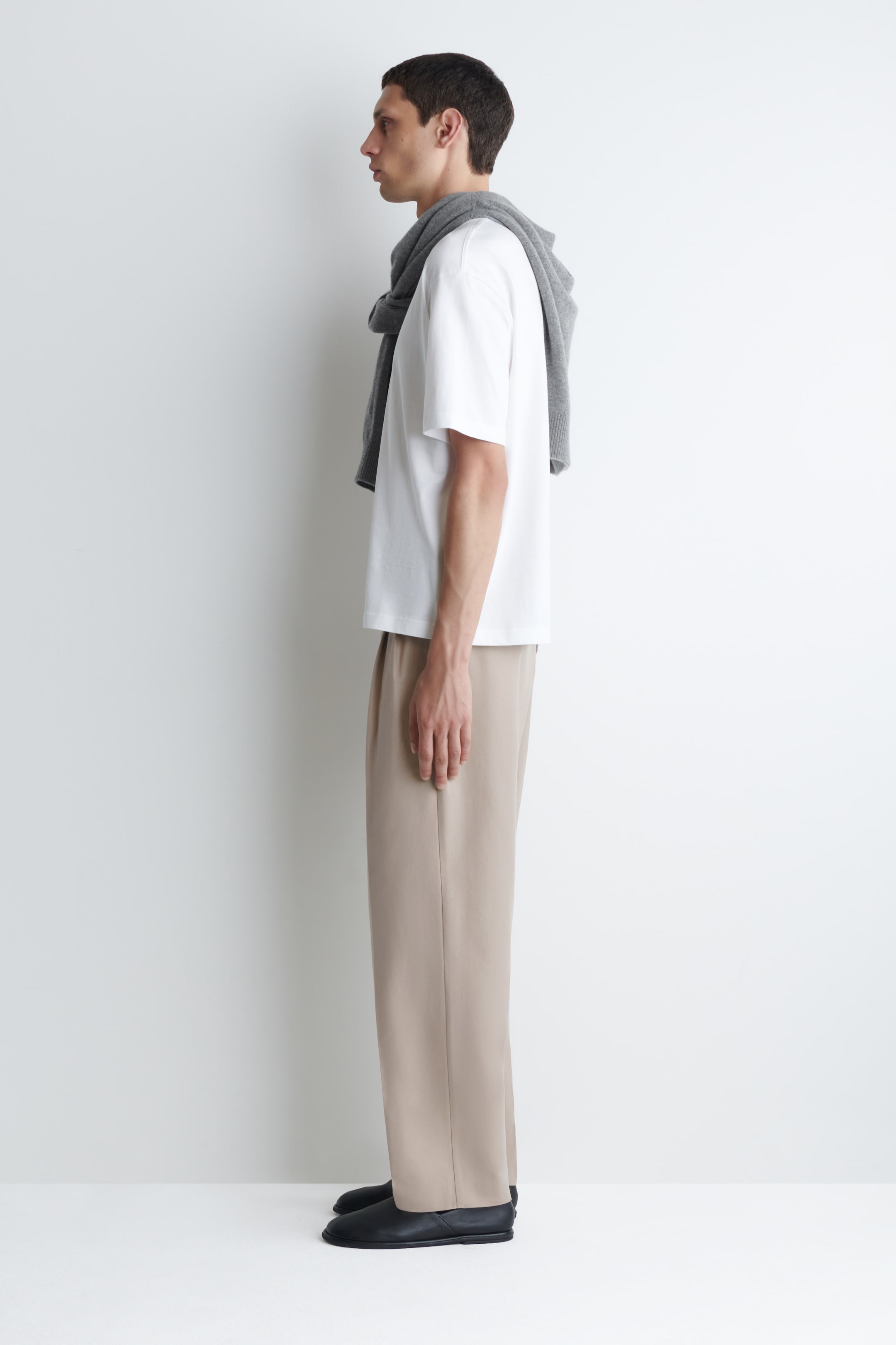 Größeres Bild anzeigen: LOCKERES LEICHTES BAUMWOLL-T-SHIRT - WEISS - Men | H&M AT 3