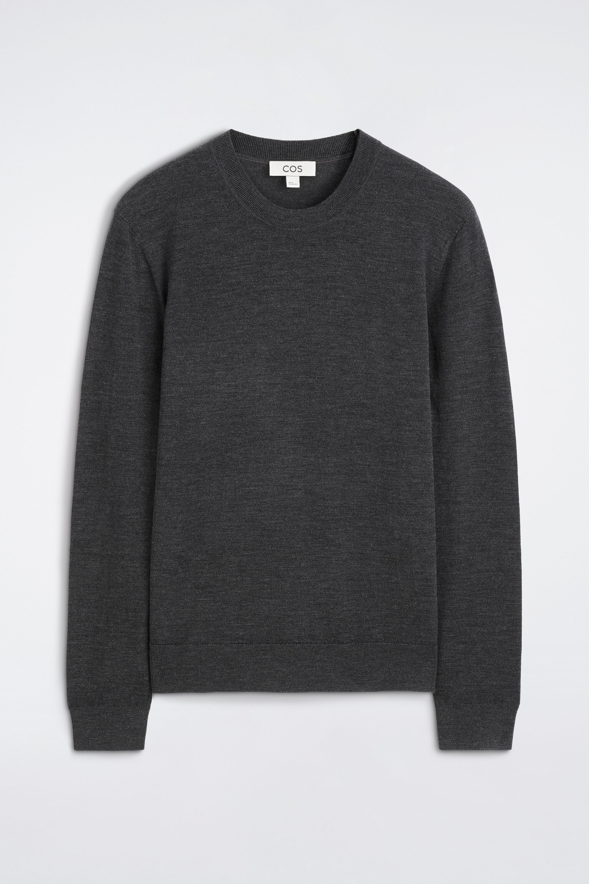 SLIM MERINO WOOL CREW-NECK SWEATER - thumbnail 8