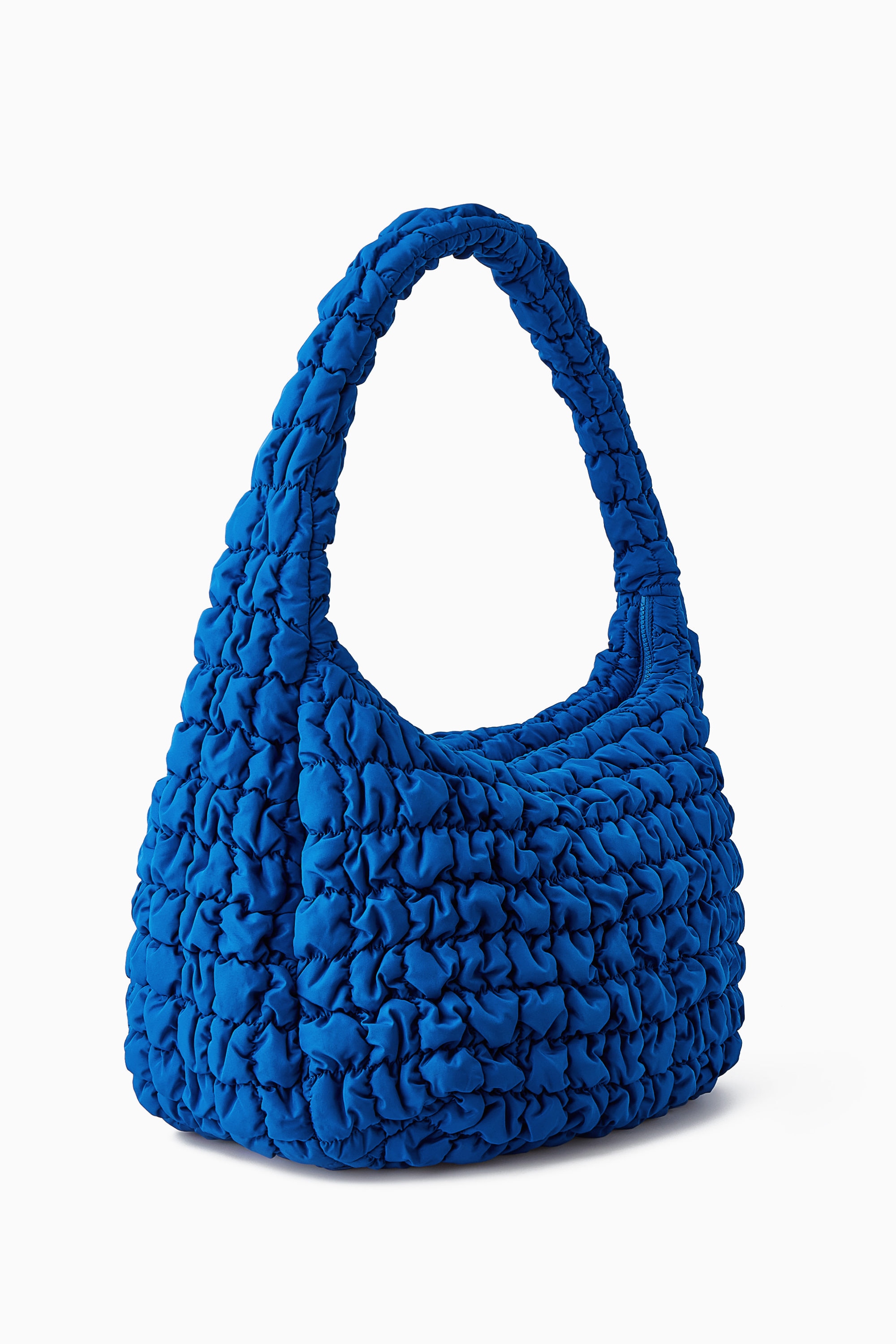 ★送料・関税込★COS★COS Quilted Oversized Shoulder Bag Blue OVERSIZED QUILTED CROSSBODY BAG - BLUE | COS