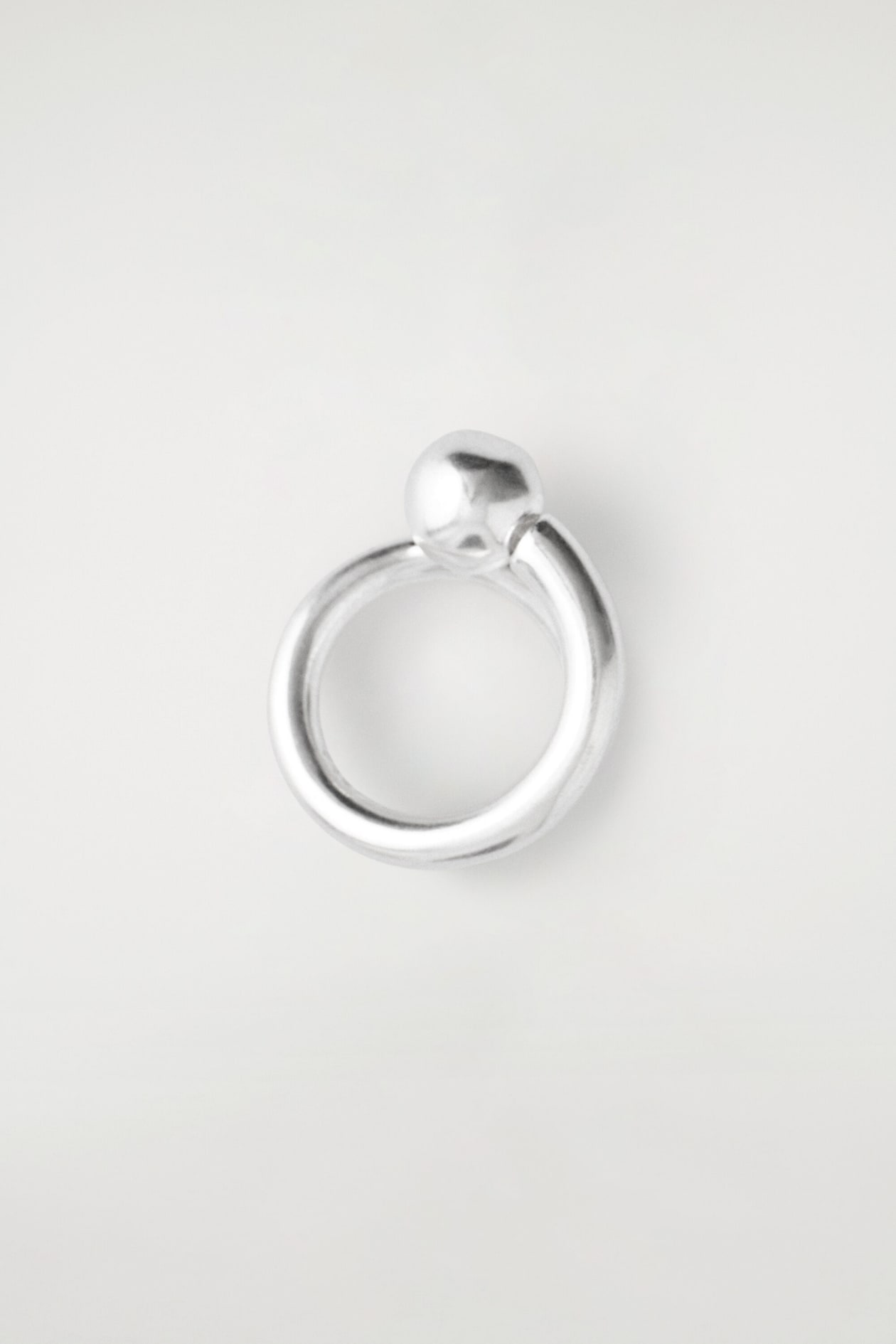 SPHERE WRAP RING — SILVER