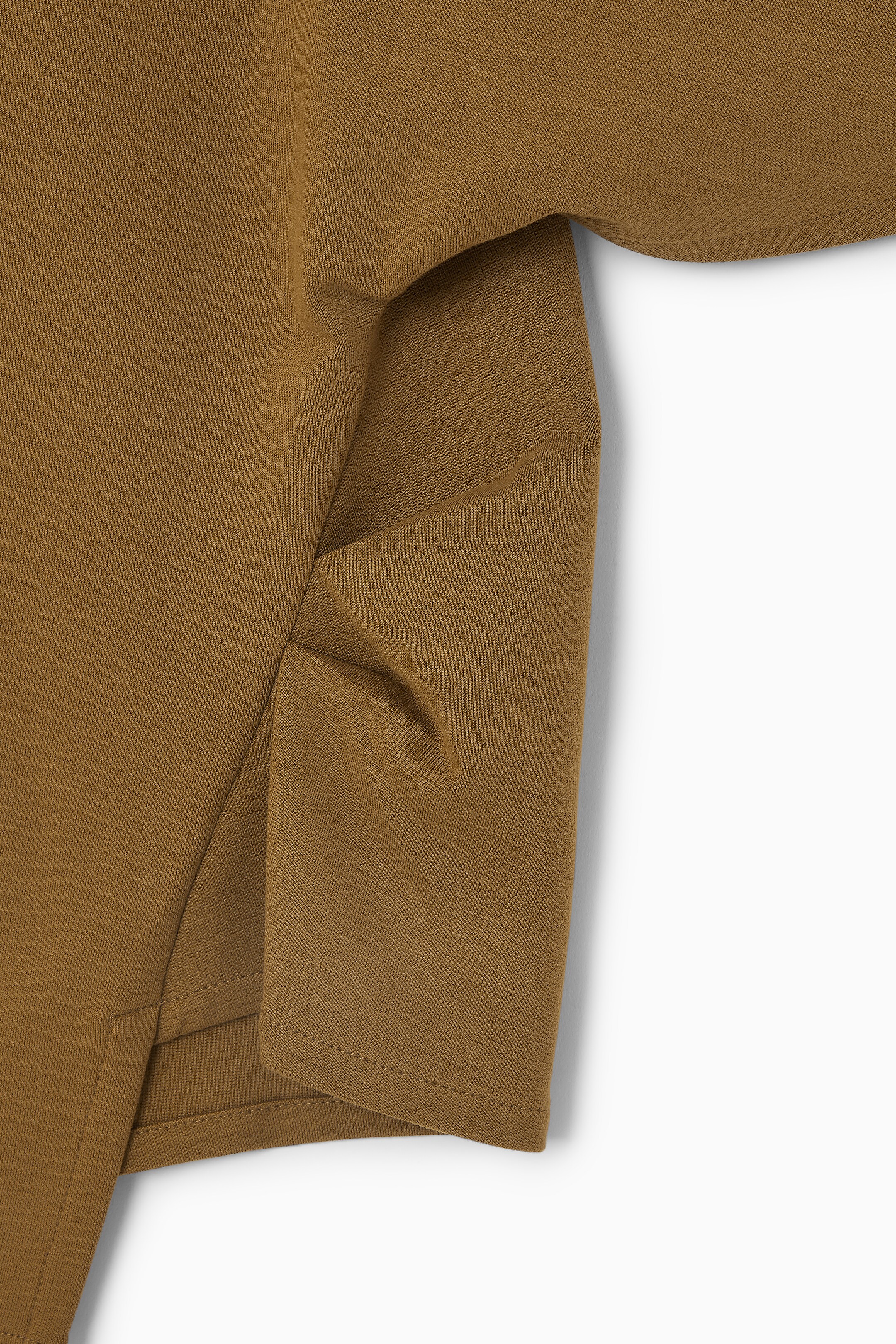 View larger image: ASYMMETRIC COWL-NECK T-SHIRT - DARK KHAKI - Ladies | H&M GB 3