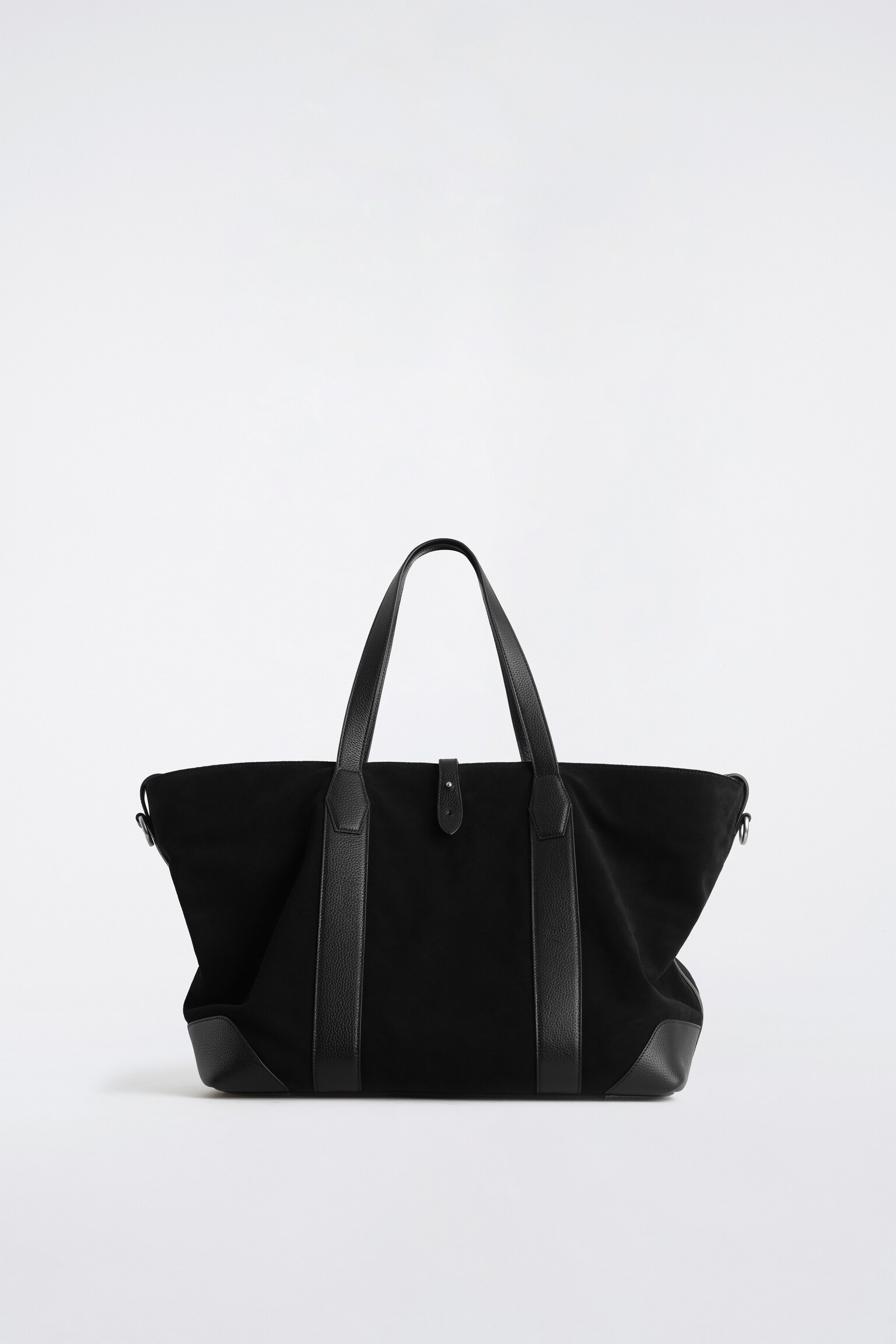 WEEKENDER TOTE BAG - SUEDE - BLACK - 2