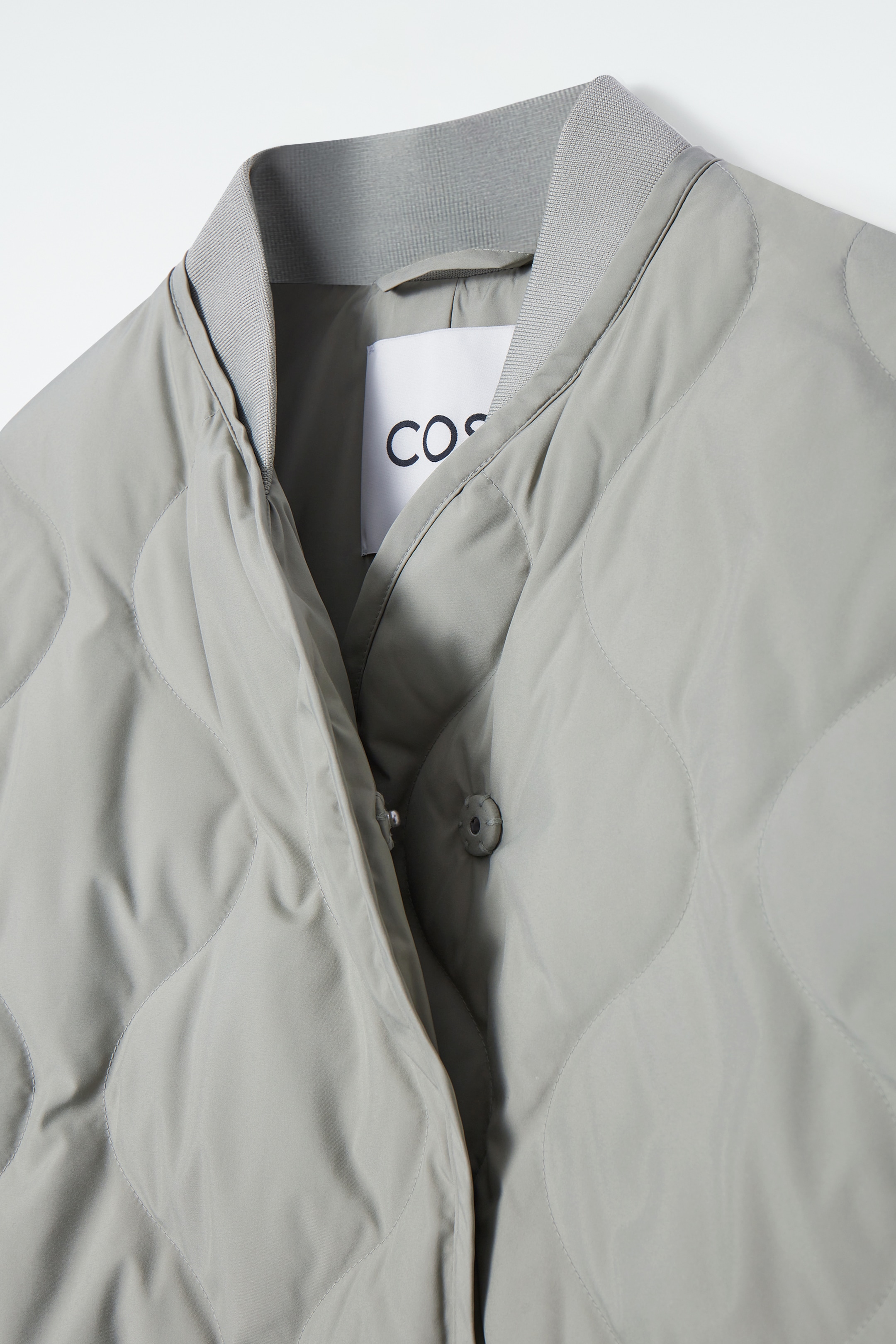 View larger image: OVERSIZED QUILTED JACKET - SAGE GREEN - Ladies | H&M GB 2