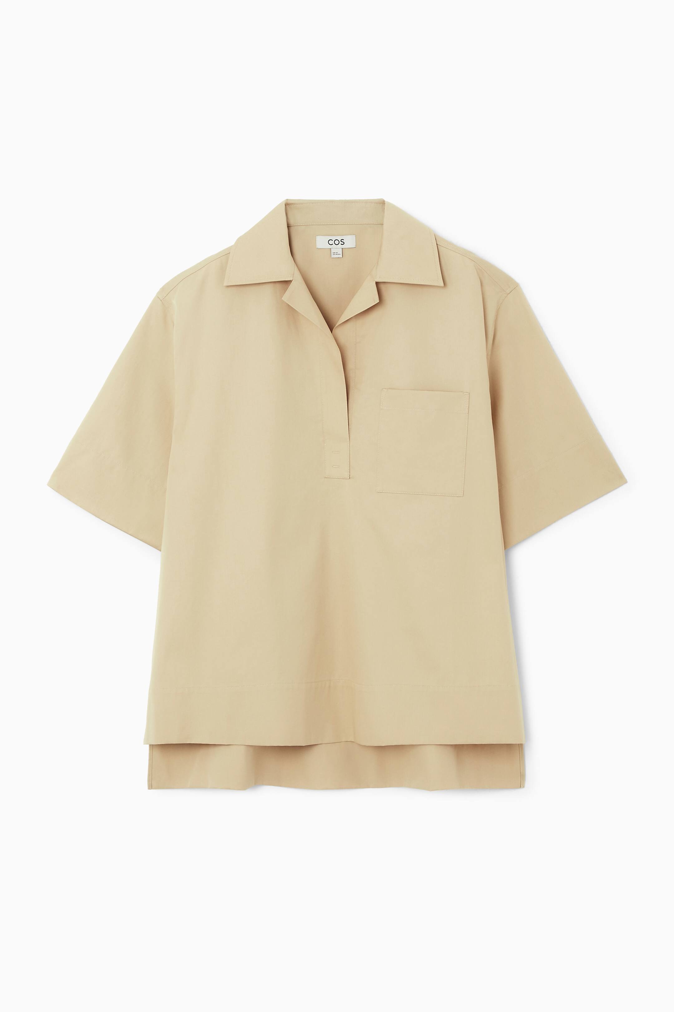 Grösseres Bild ansehen: LEGERES KURZARMHEMD - BEIGE - DAMEN | H&M CH 1