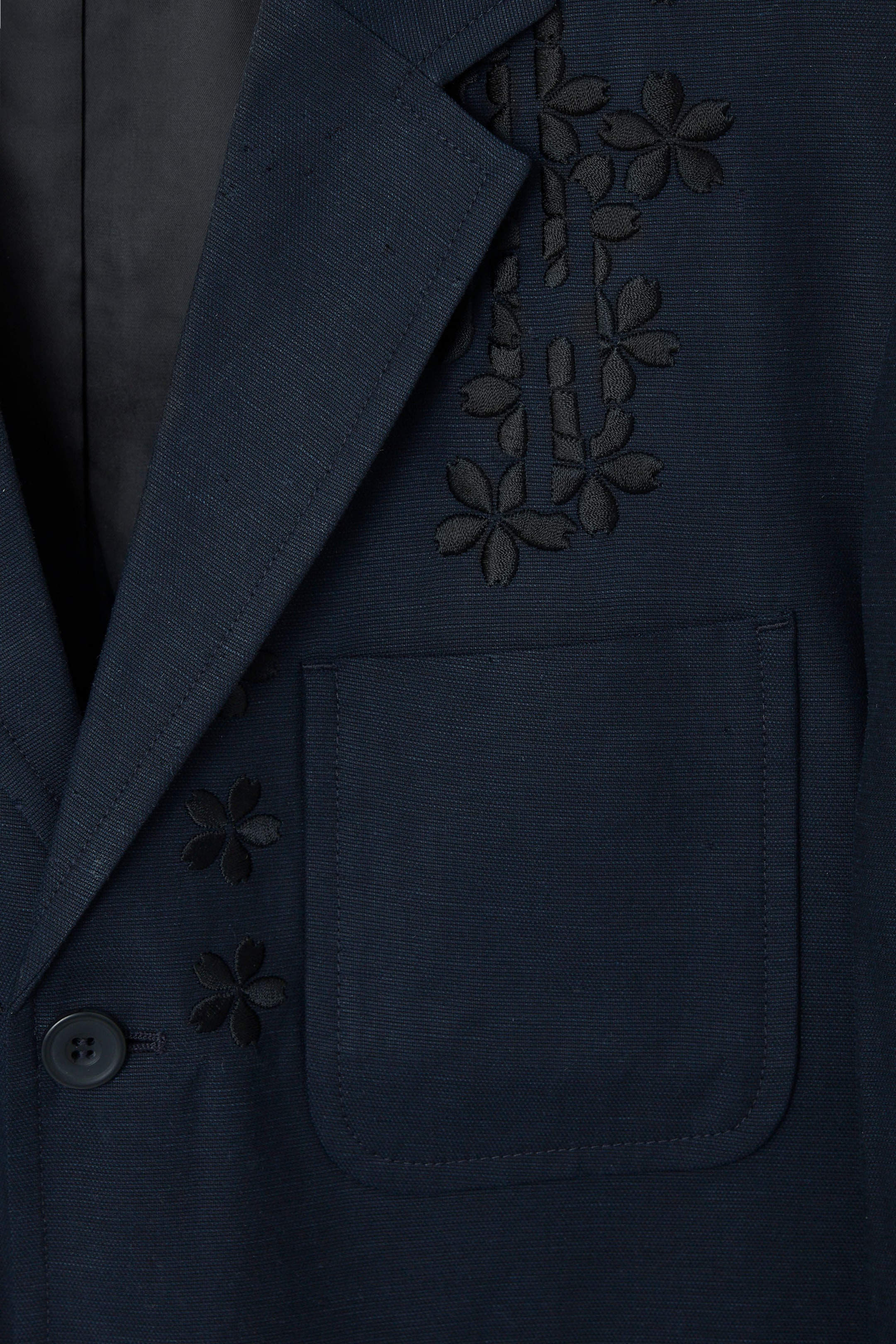 Grösseres Bild ansehen: BLAZER MIT FLORALEN STICKEREIEN - NAVYBLAU - HERREN | H&M CH 3