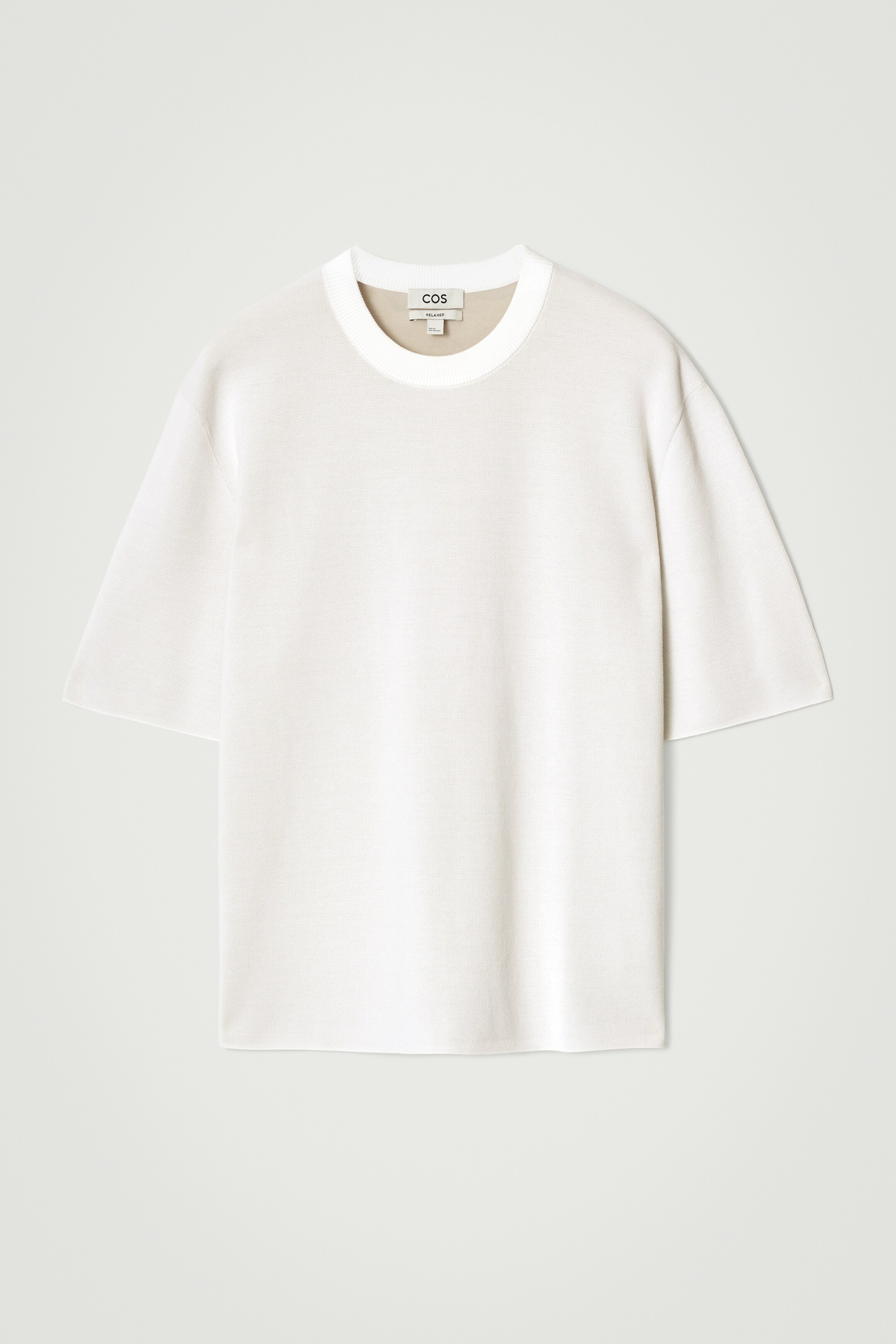 Agrandir l'image: T-SHIRT DÉCONTRACTÉ EN MAILLE DOUBLE FACE - BLANC - HOMME | H&M CH 6