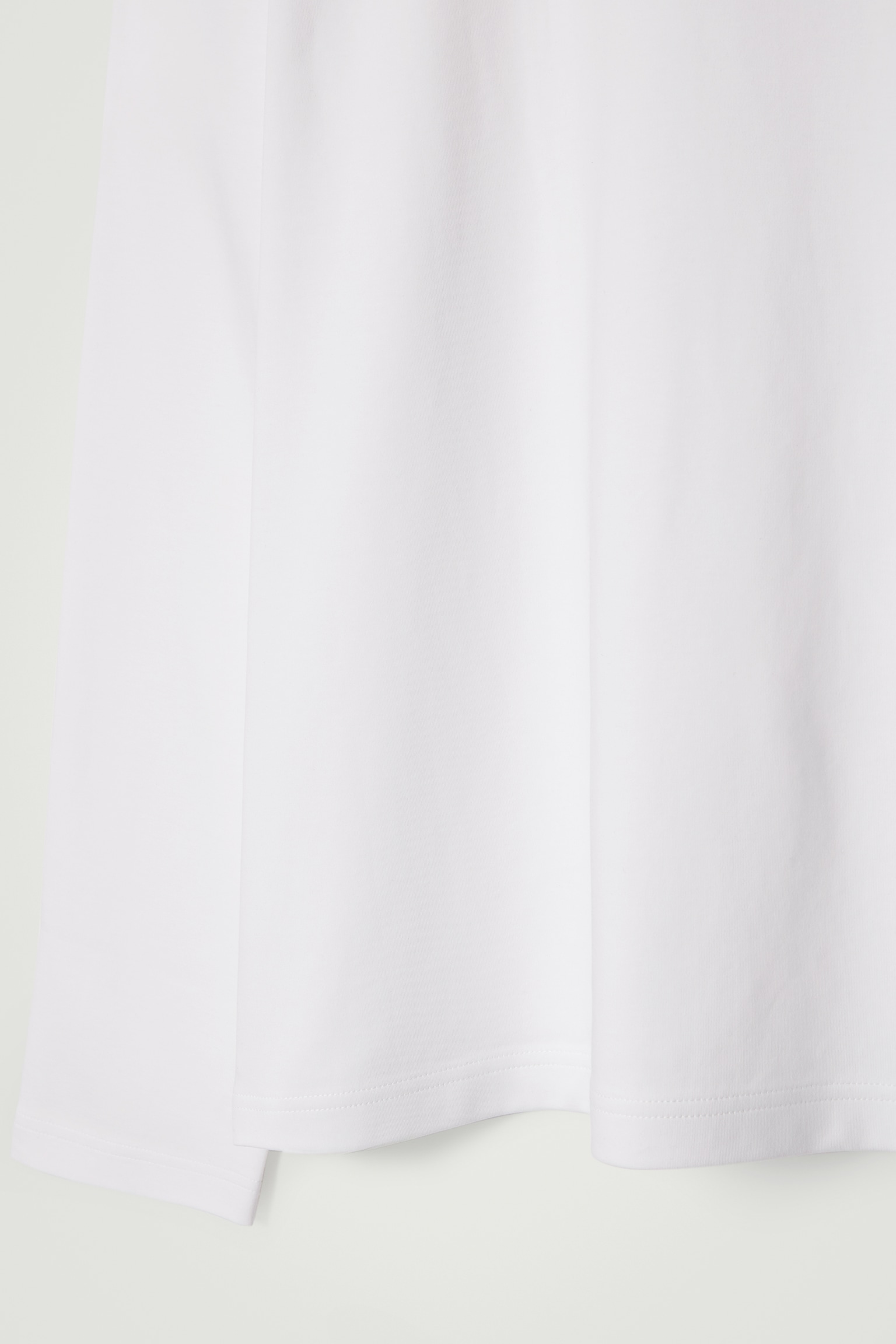 RELAXED JERSEY INTERLOCK LONG-SLEEVED T-SHIRT - WHITE/BLUE/BLACK/RED / WHITE / STRIPED/NAVY/DARK GREEN - 4