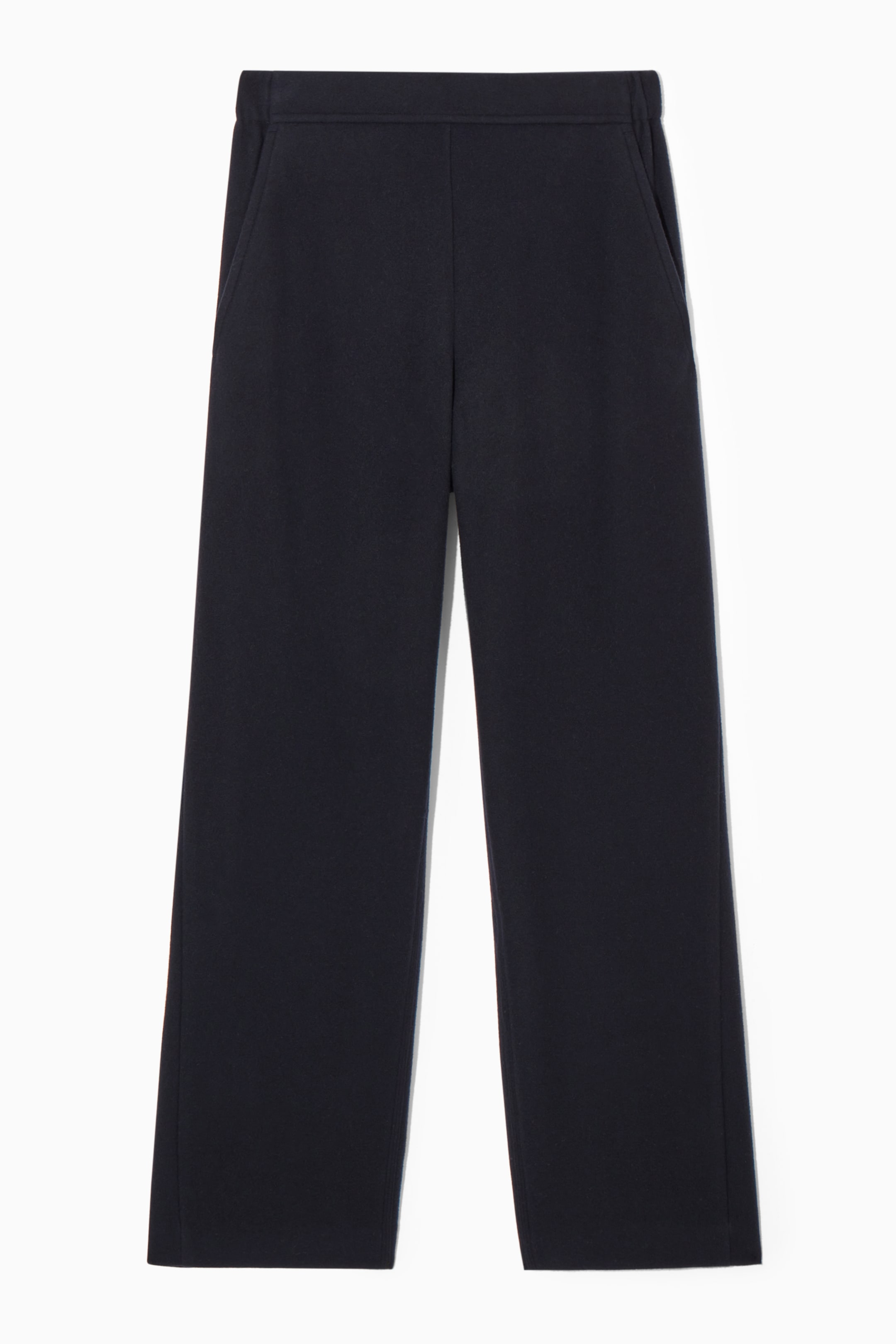 Grösseres Bild ansehen: JOGGINGHOSE AUS WOLL-MIX MIT ABGERUNDETER PASSFORM - NAVYBLAU - DAMEN | H&M CH 1