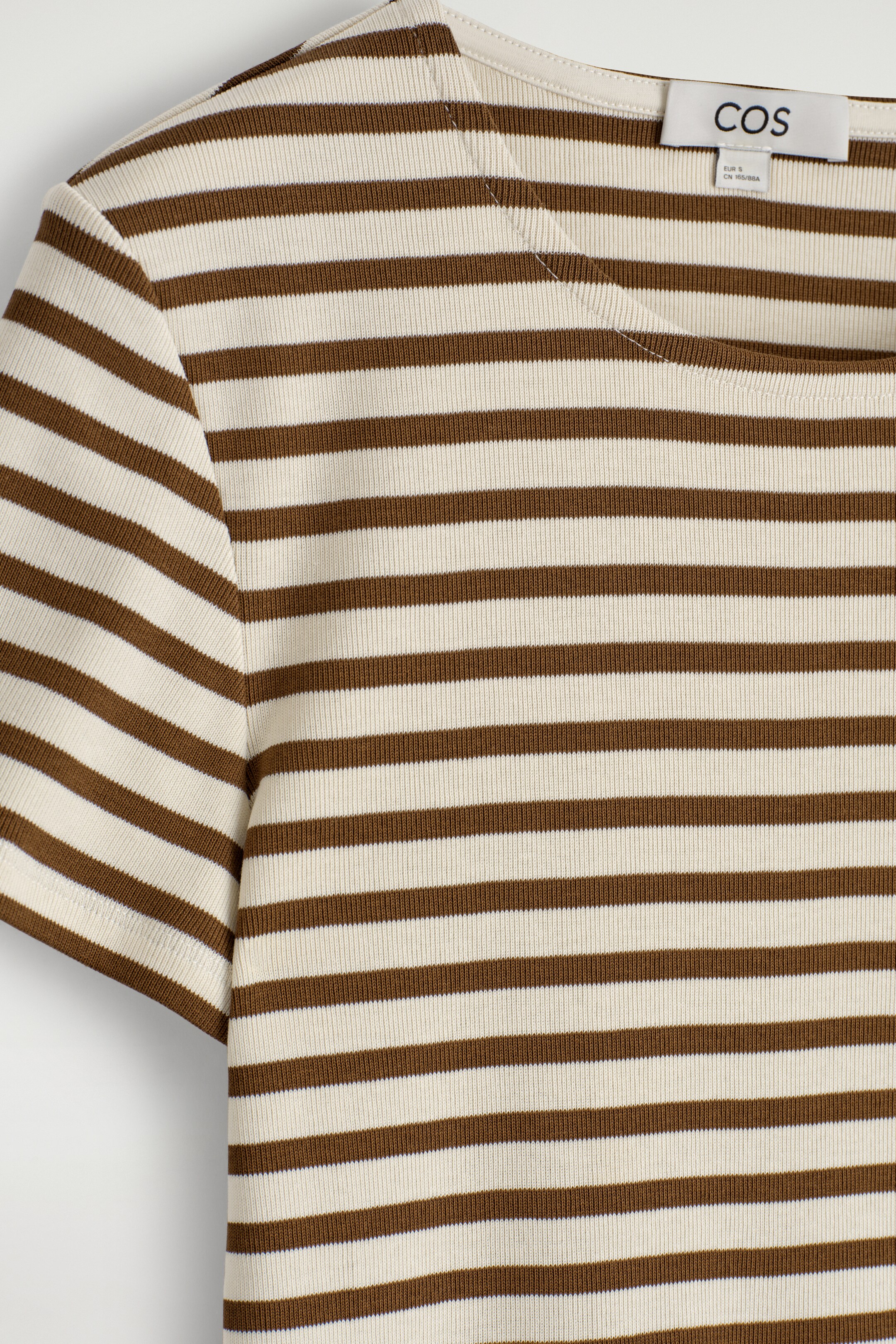 Προβολή μεγαλύτερης εικόνας: ΣΤΕΝΟ ΡΙΠ T-SHIRT - ΛΕΥΚΟ / ΡΙΓΕ - Ladies | H&M GR 7