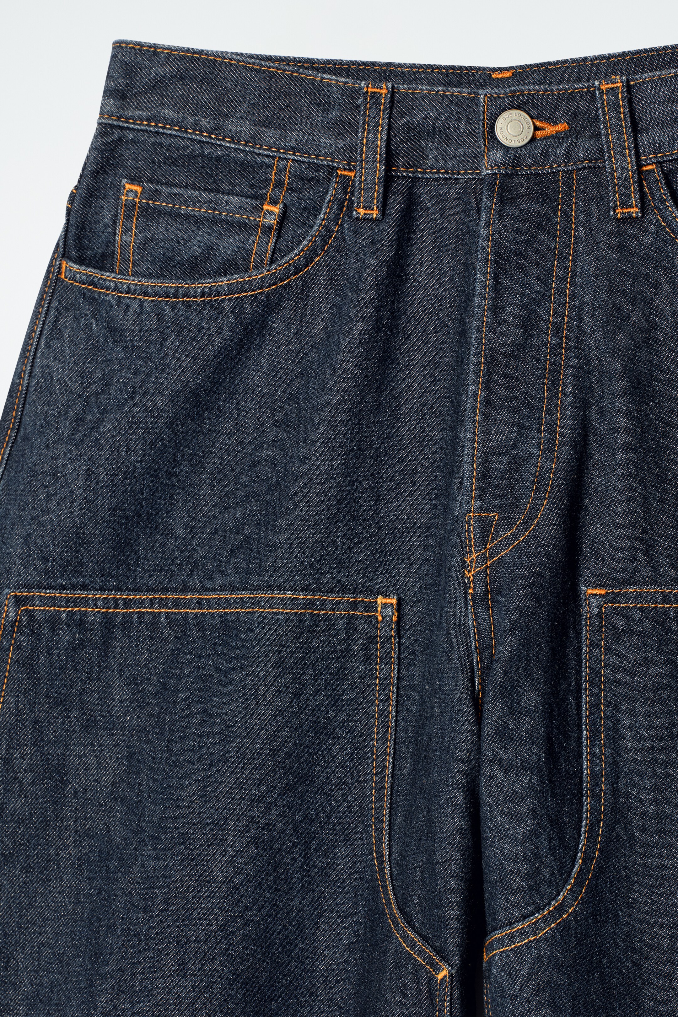 Agrandir l'image: PANTALON BARREL WESTERN EN DENIM BRUT - INDIGO BRUT - FEMME | H&M BE 7