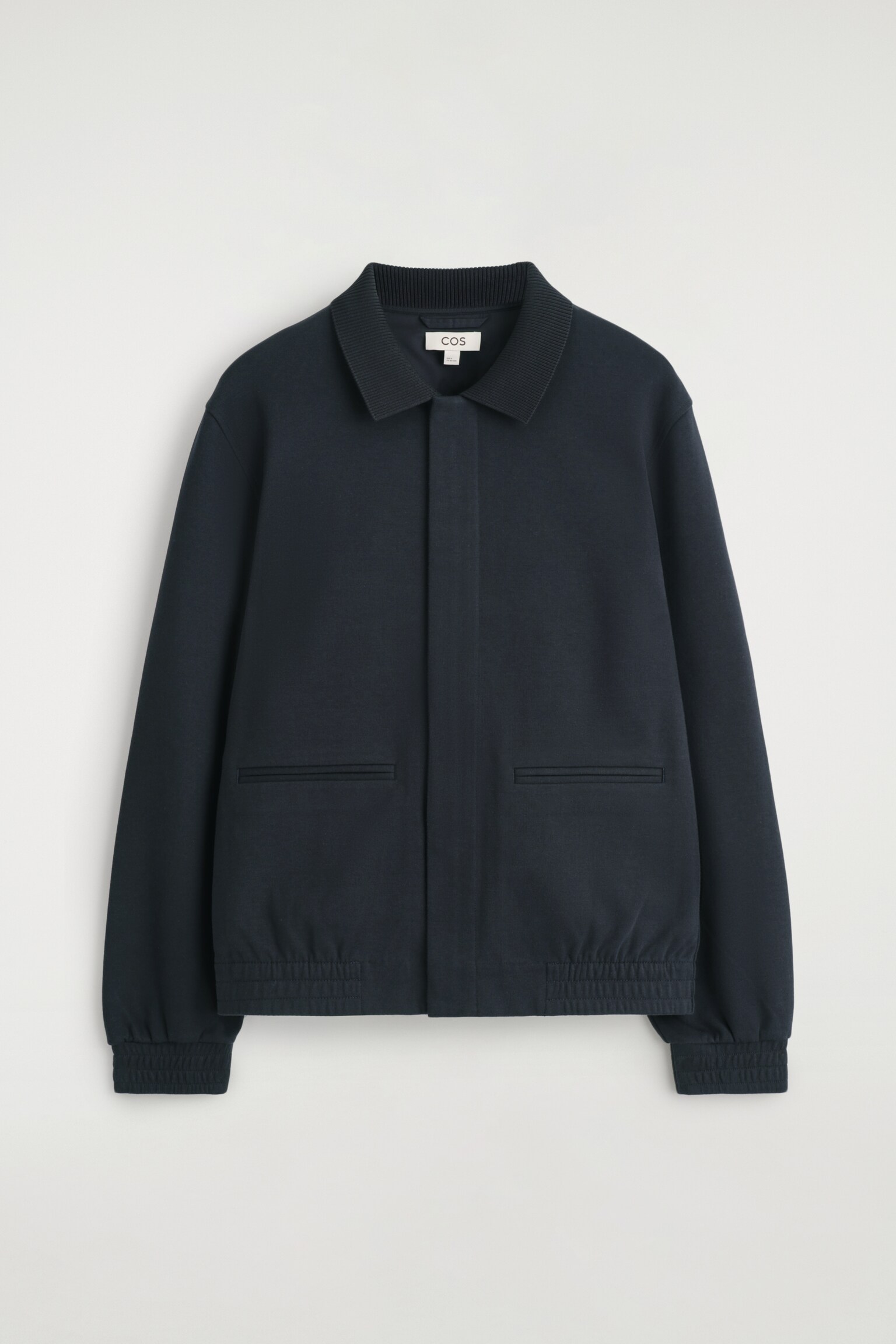 HARRINGTON-JACKE AUS JERSEY - NAVYBLAU/DUNKELGRÜN - 2