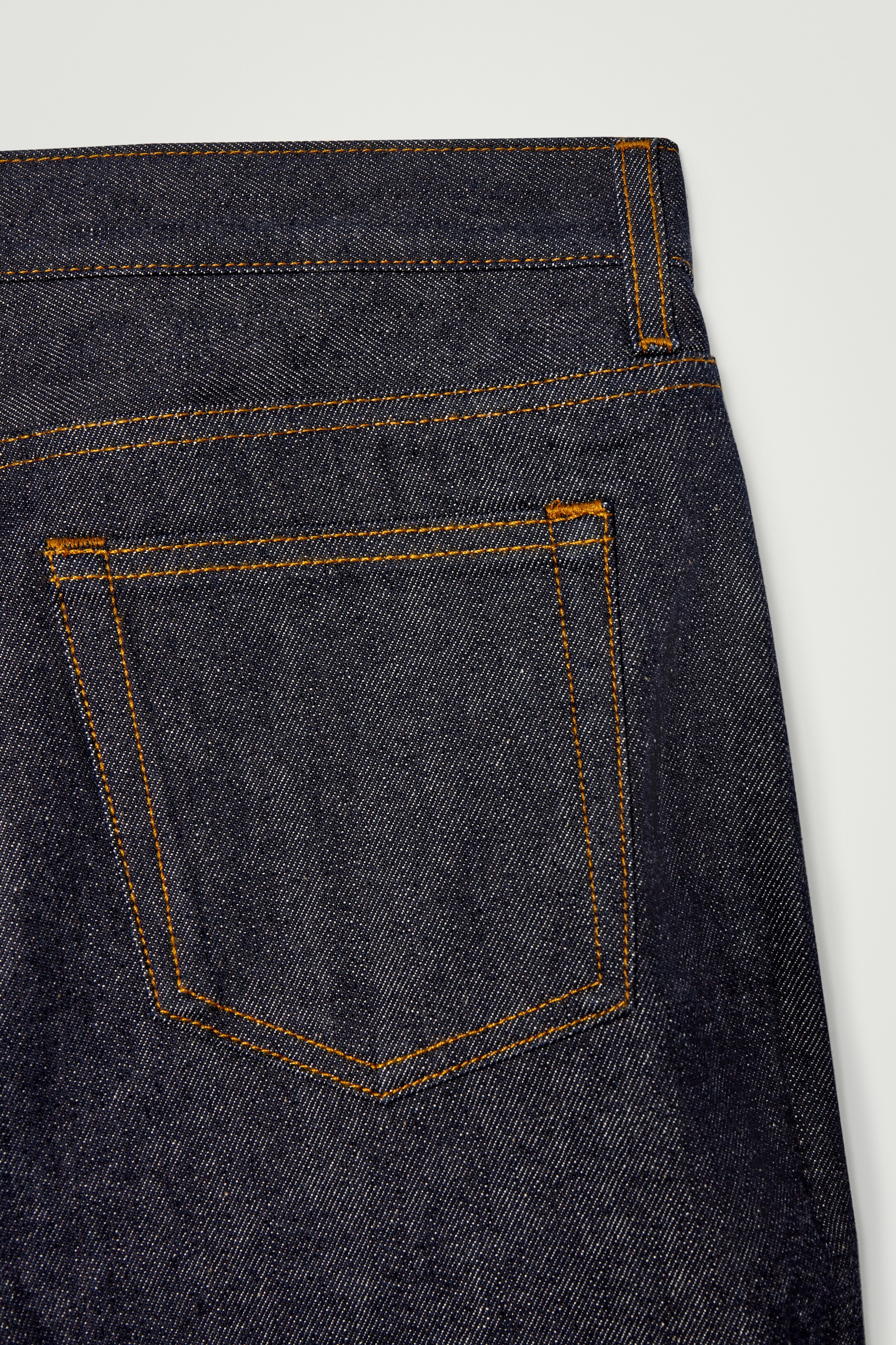 View larger image: PILLAR RAW SELVEDGE TAPERED JEANS - INDIGO - Men | H&M GB 5