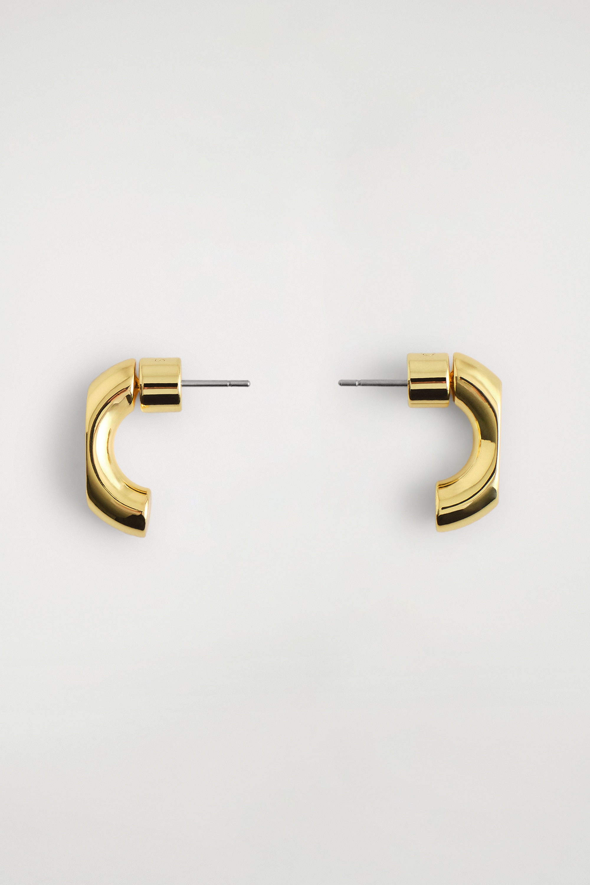 FACETTÁLT KARIKA FÜLBEVALÓK - Arany/EZÜST