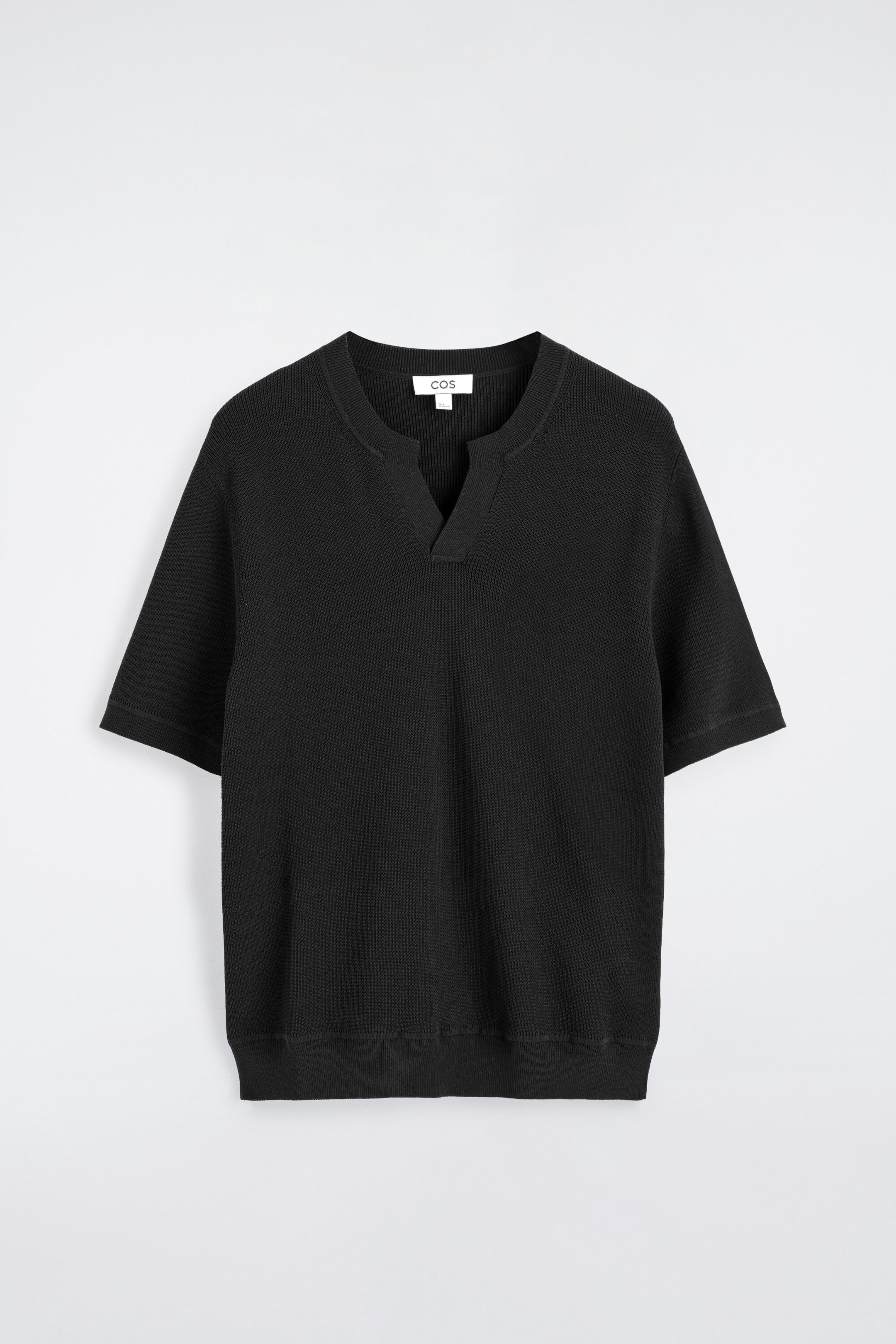 OPEN-COLLAR POLO T-SHIRT