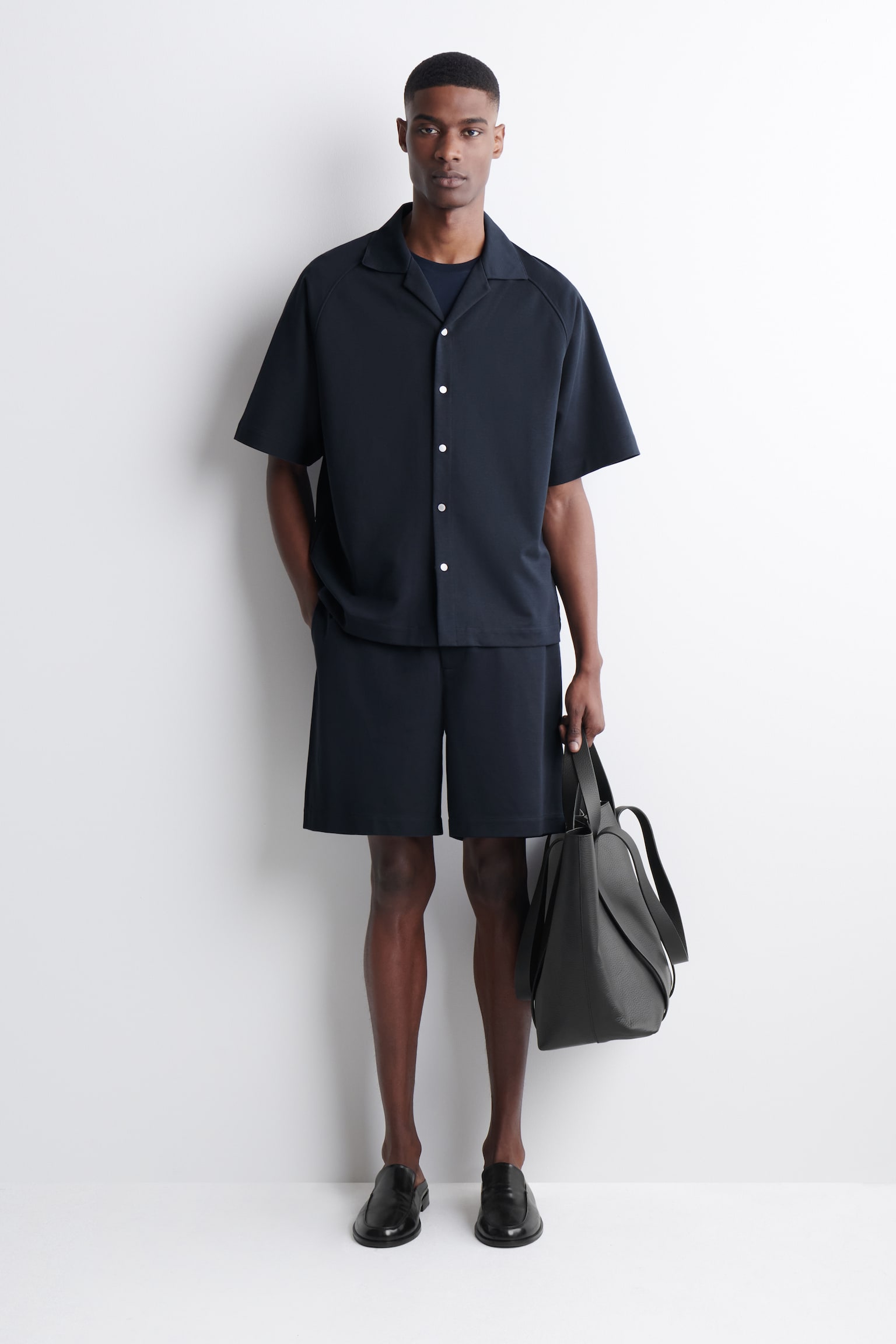 CAMICIA UTILITY CON PANNELLI - BLU NAVY - 4