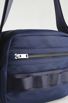 TRANSIT CROSSBODY BAG - NYLON — NAVY 1