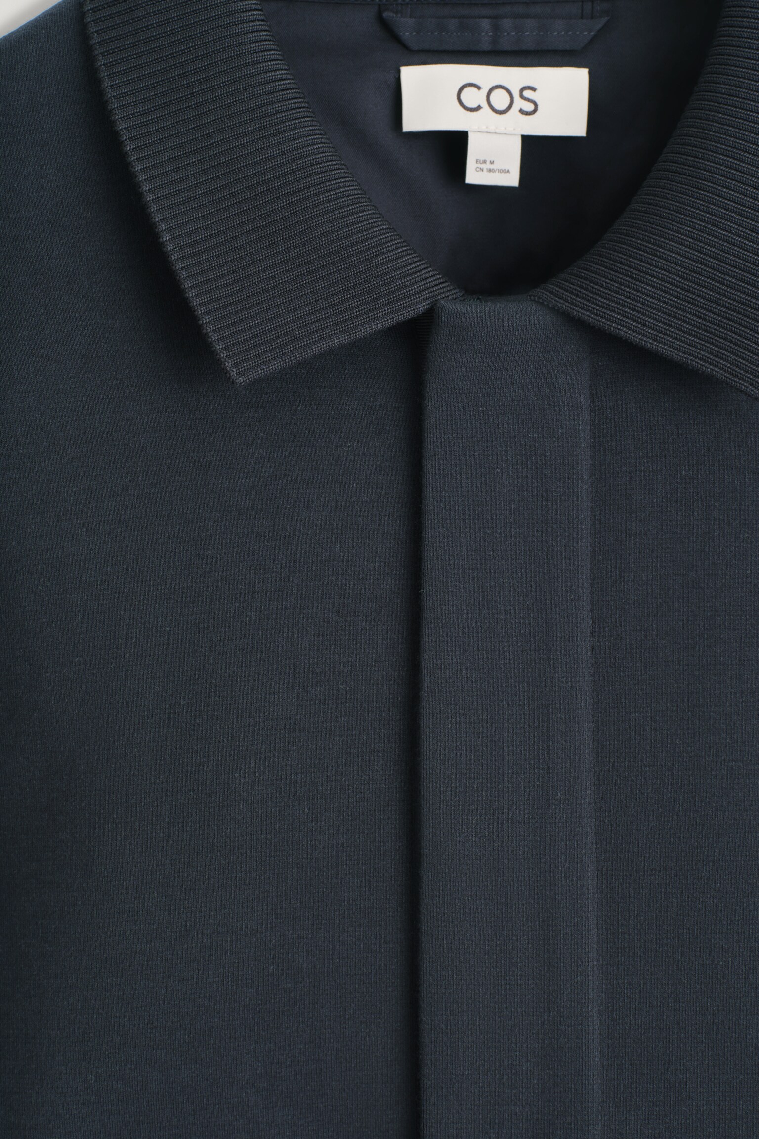 CHAQUETA HARRINGTON DE PUNTO - AZUL MARINO/VERDE OSCURO - 6