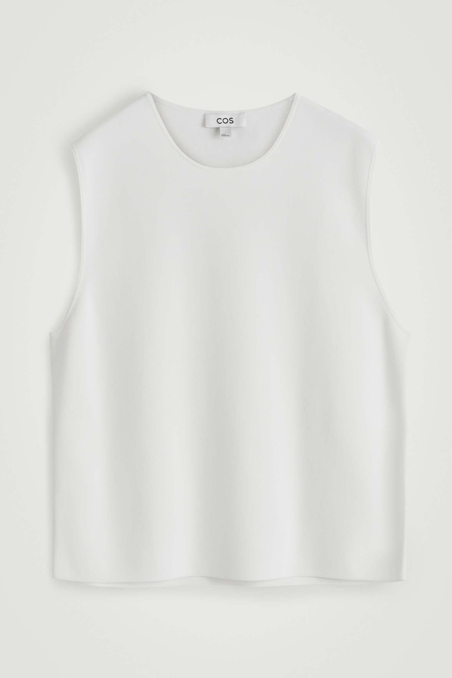 DÉBARDEUR SPORTSWEAR EN MAILLE - BLANC/BLEU MARINE - 2