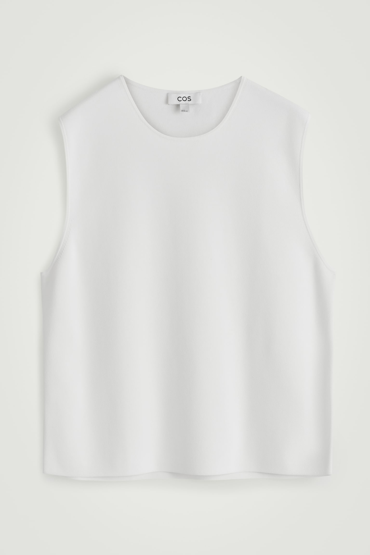 TOP DE DESPORTO EM MALHA - BRANCO/AZUL-MARINHO - 2