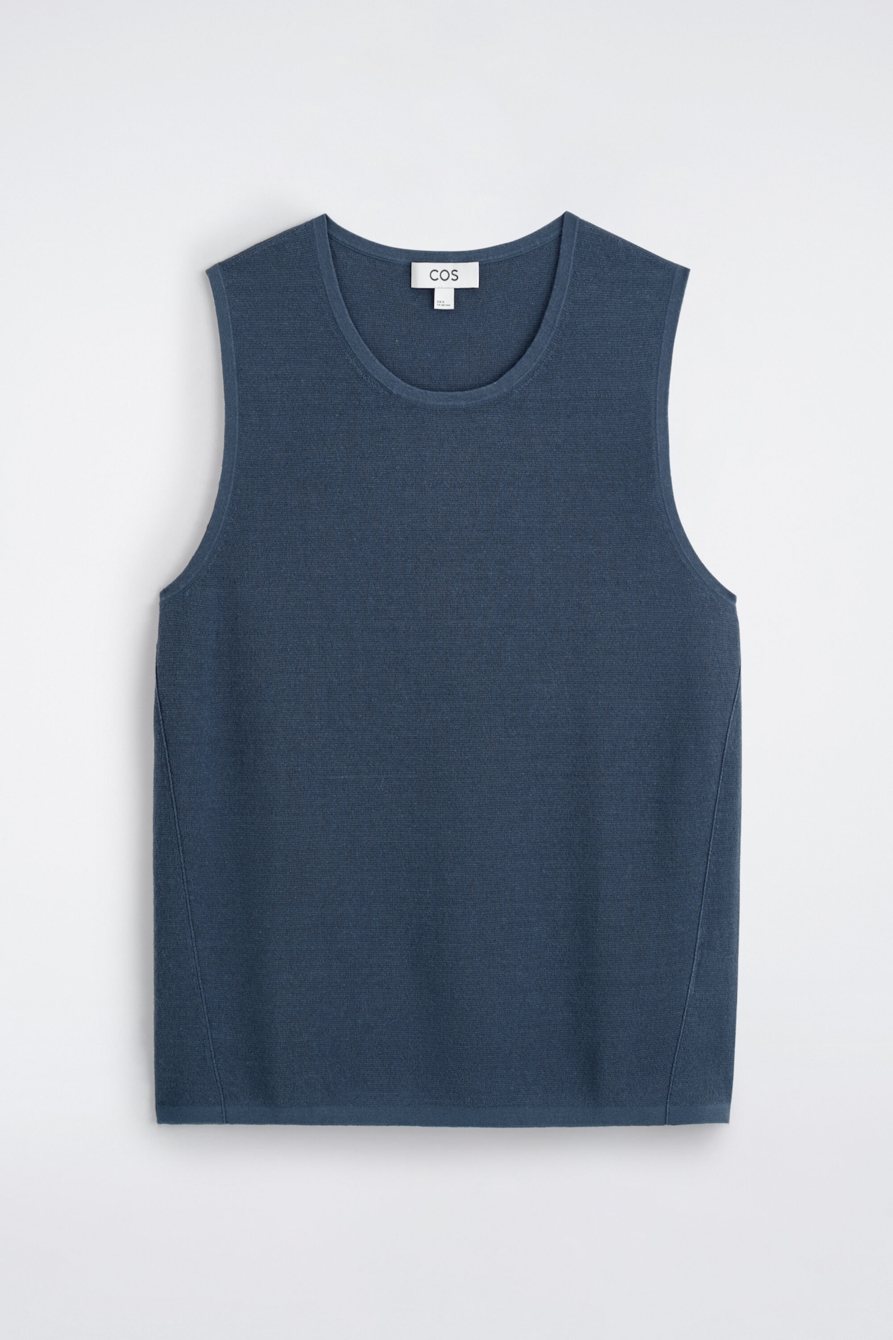STRICK-TANKTOP AUS LEINEN