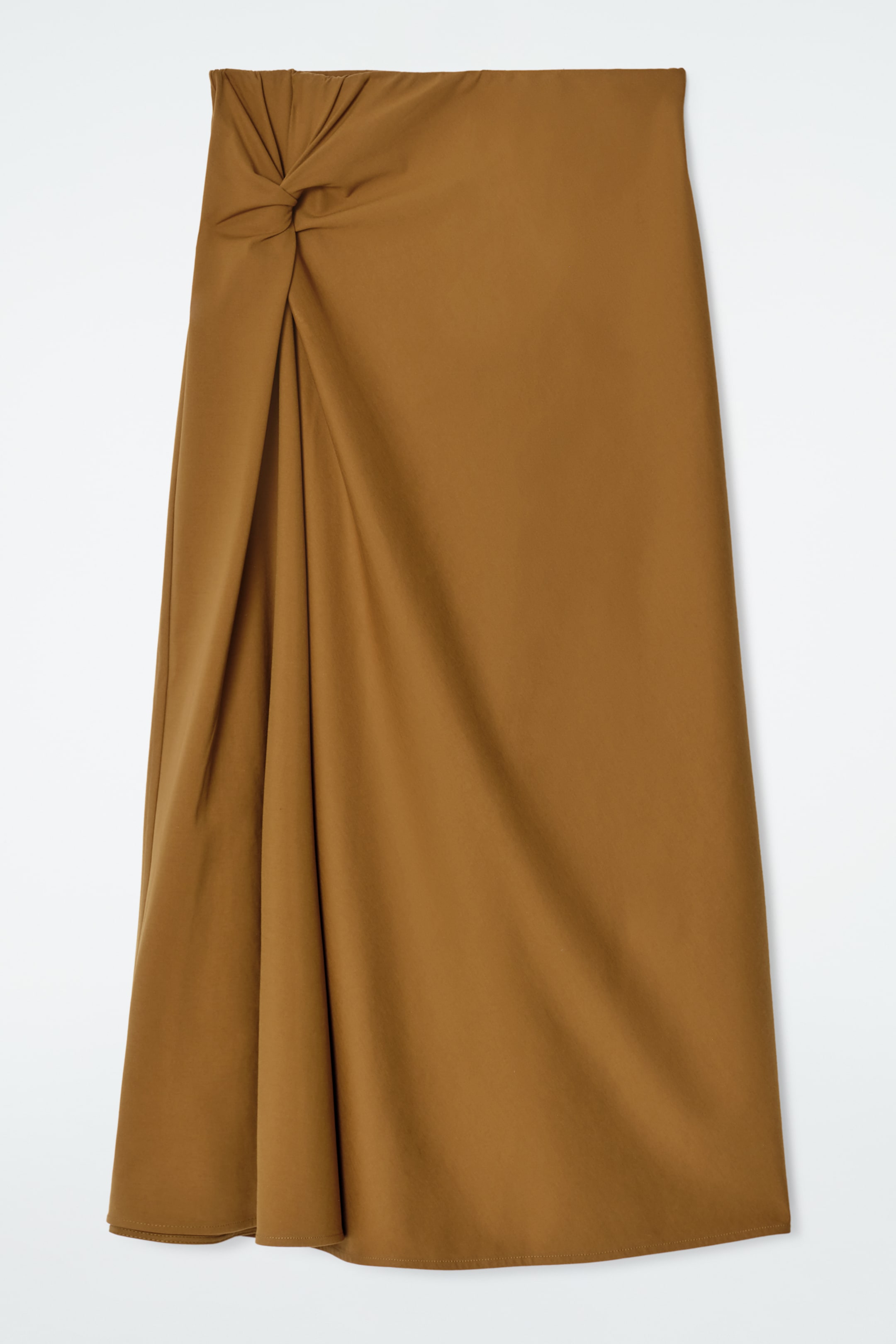 Zobrazit větší obrázek: MIDI SUKNĚ S DETAILY TWIST - HNĚDÝ - ŽENY | H&M CZ 6
