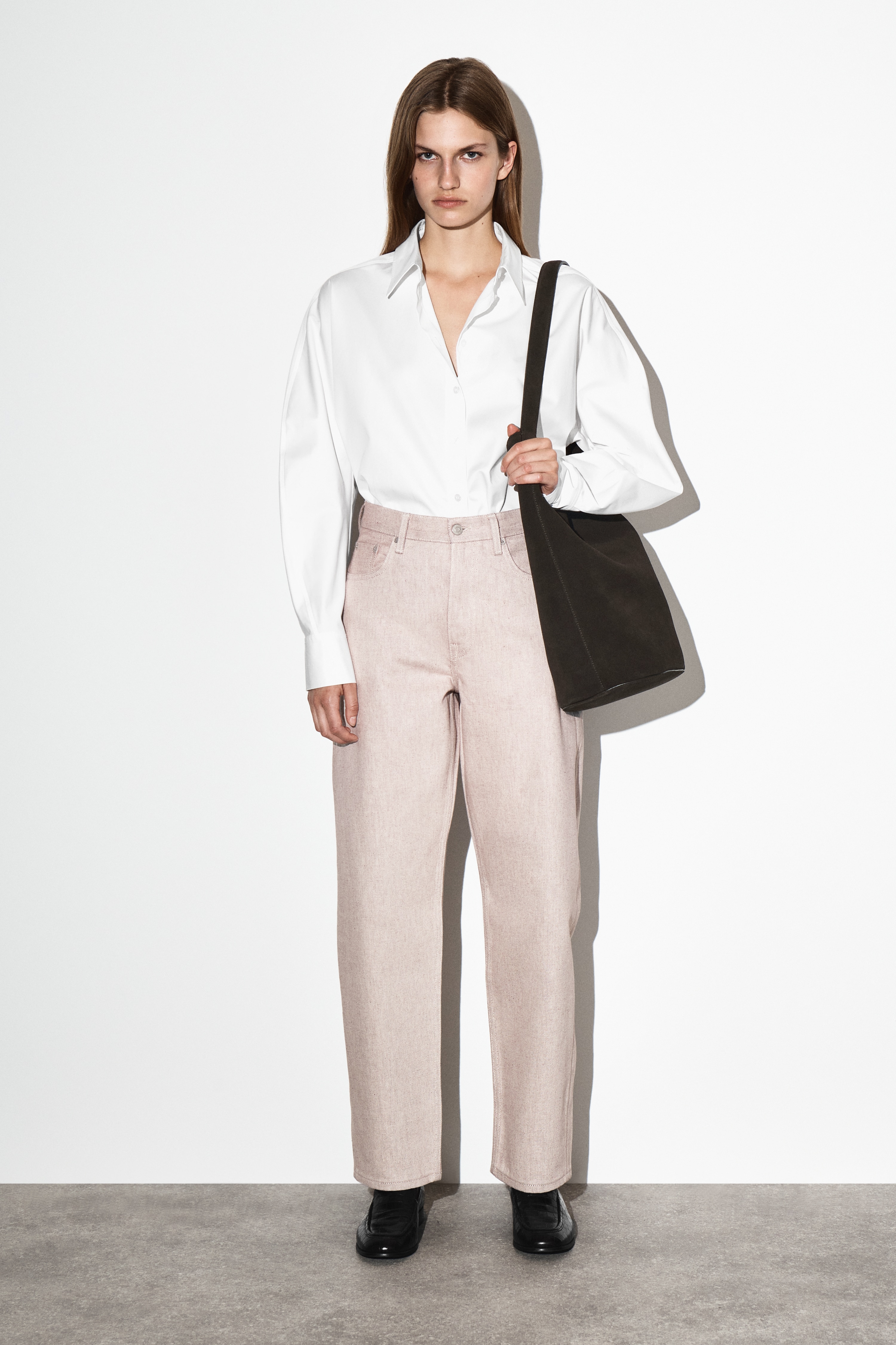 BAY - VAQUEROS BARREL LEG - ROSA CLARO/MARRÓN CAQUI/AZUL OSCURO