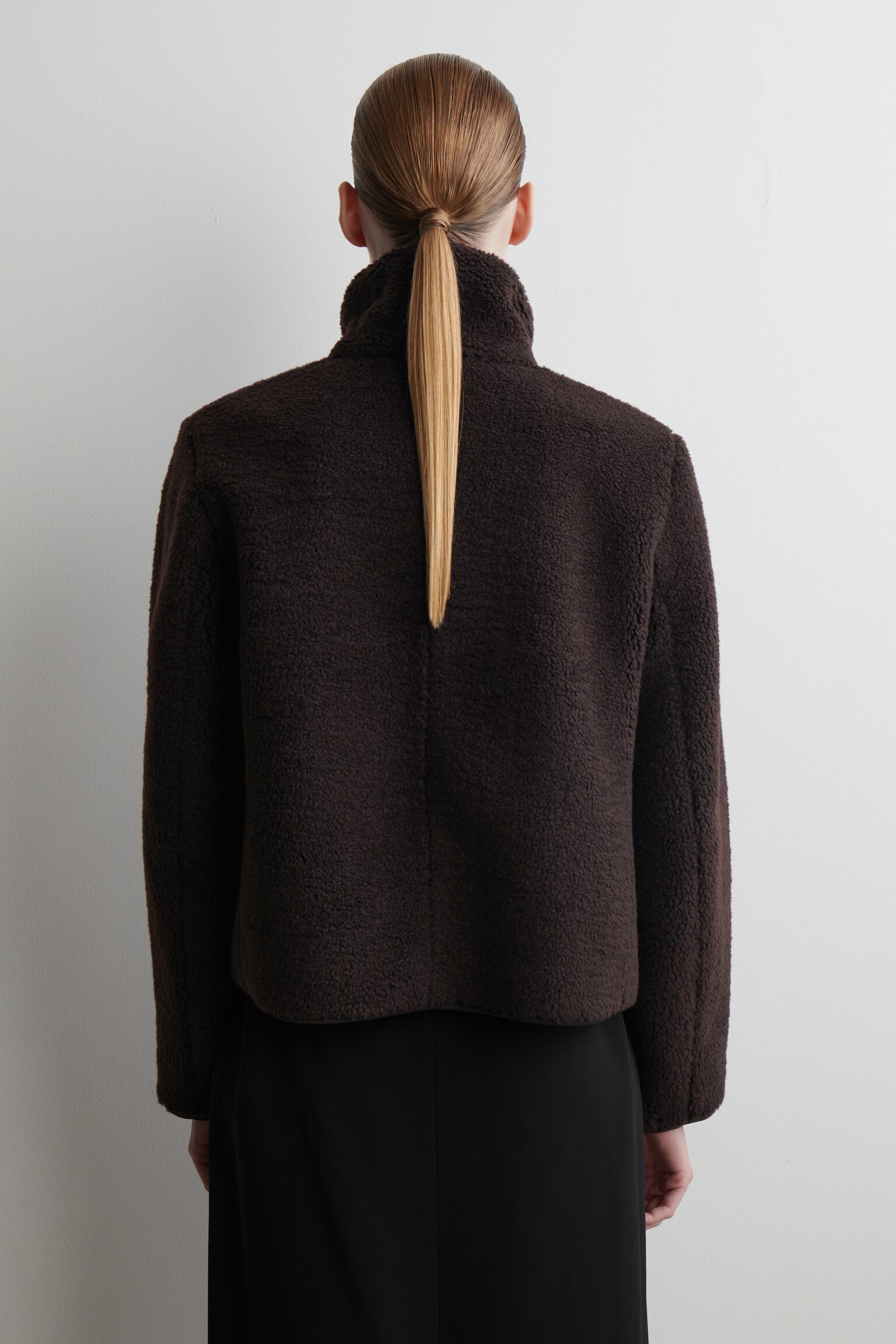 TEDDYJACKE MIT STEHKRAGEN - DUNKELBRAUN/BRAUN - 6
