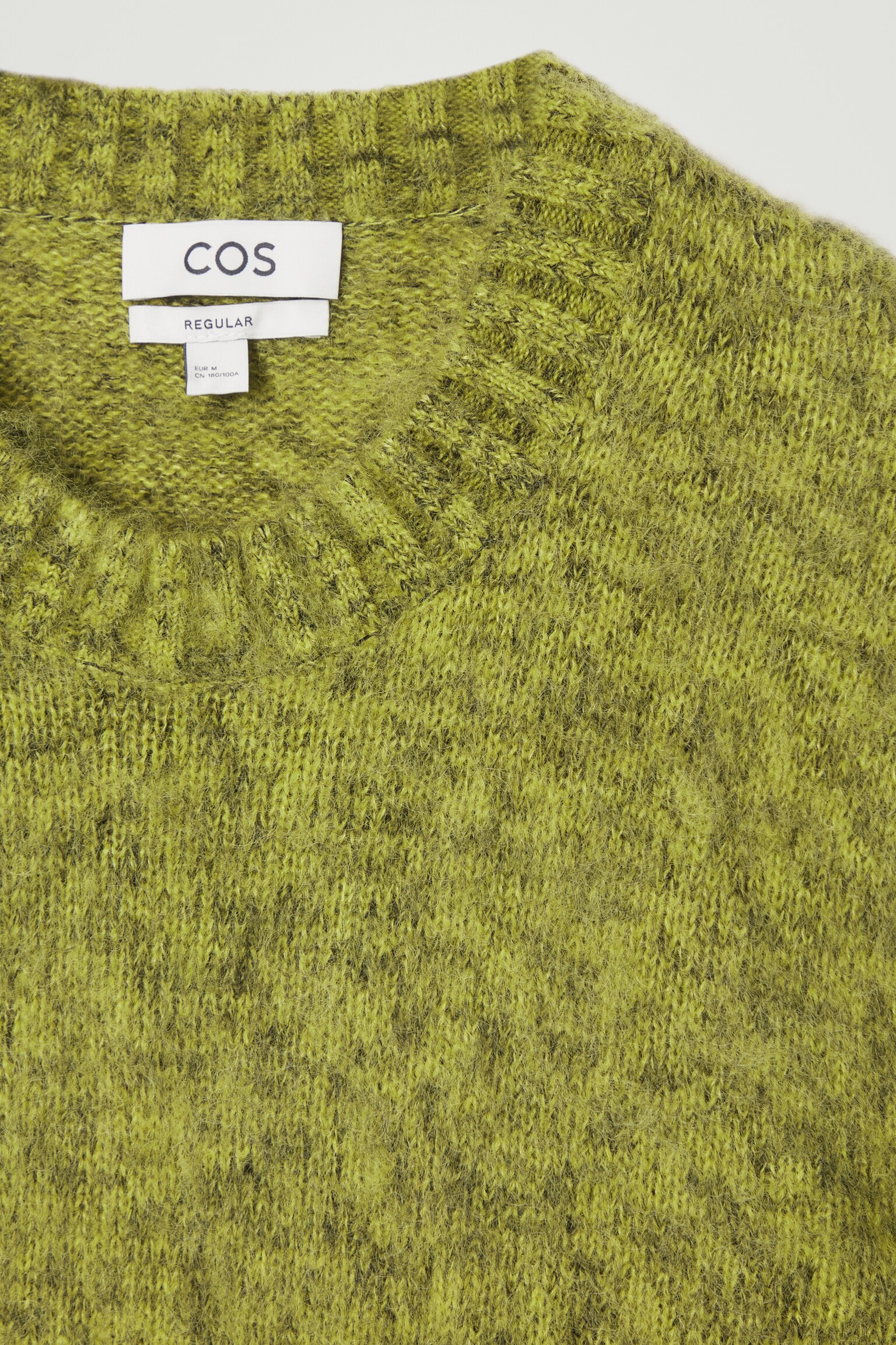 SPACE-DYED MOHAIR-BLEND JUMPER - GREEN - 2