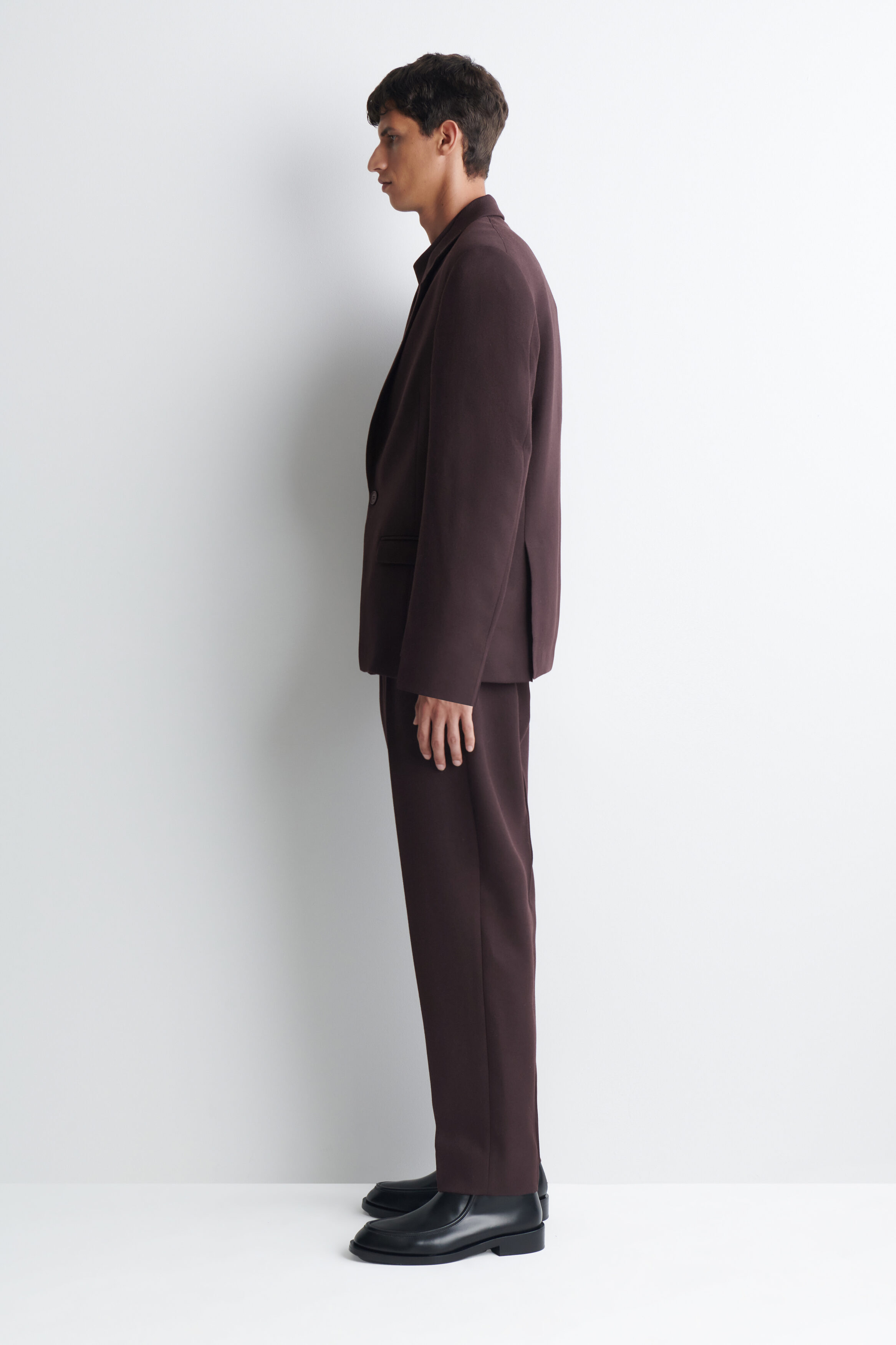 WOOL-TWILL SINGLE-BREASTED BLAZER - thumbnail 4