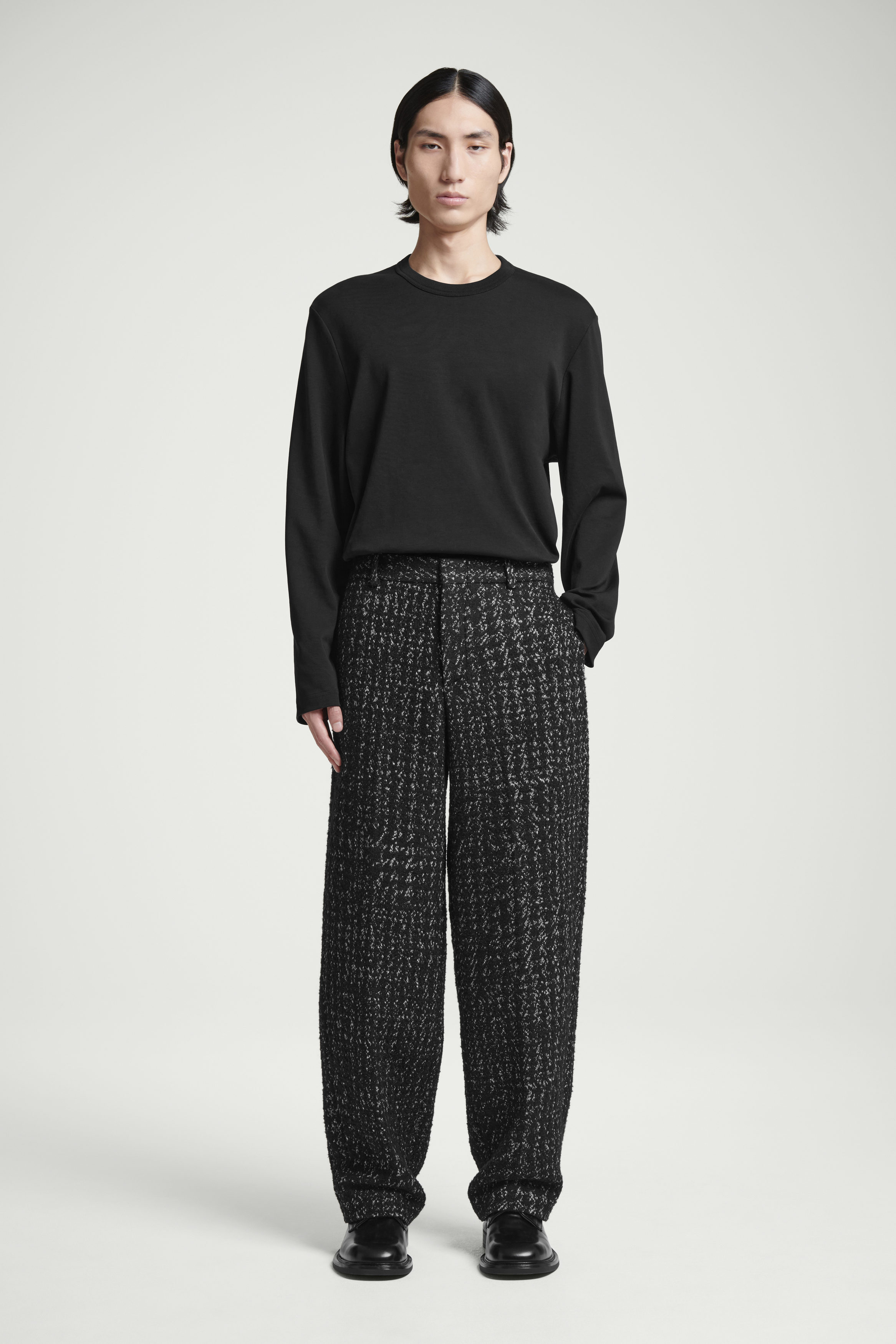 メンズウェア RUFFLOG WIDE STRETCH BELTED PANTS BLACK 楽天市場】RUFFLOG ラフロッグ パンツ サイズ:XL 22AW ロゴ