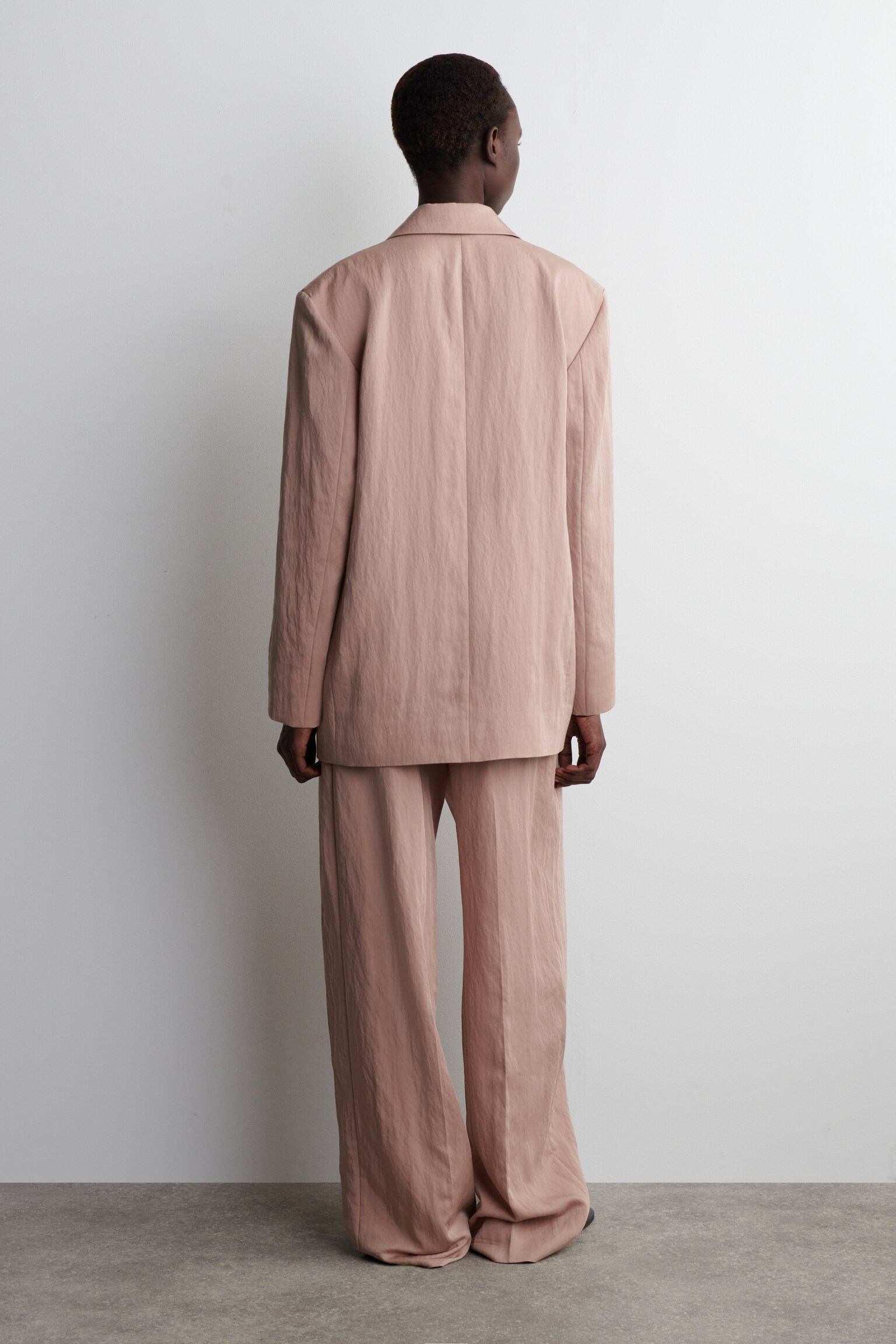 BLAZER FLUIDE OVERSIZE - ROSE CLAIR - 7