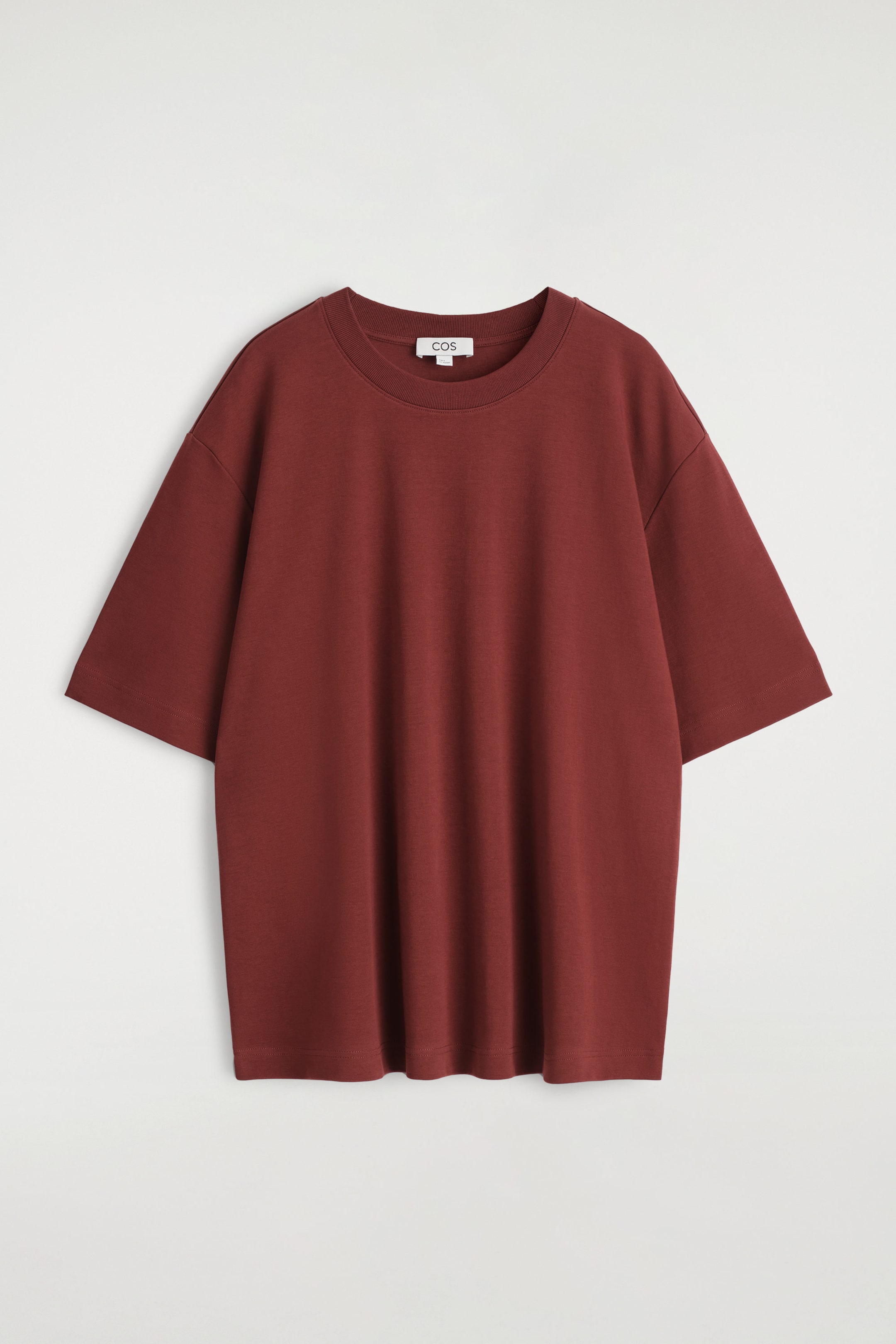 BAWEŁNIANY T-SHIRT OVERSIZE
