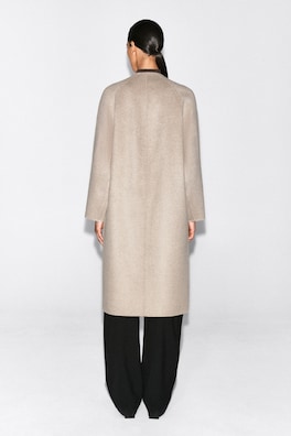 DOUBLE-FACED CASHMERE LONG COAT — OAT 5
