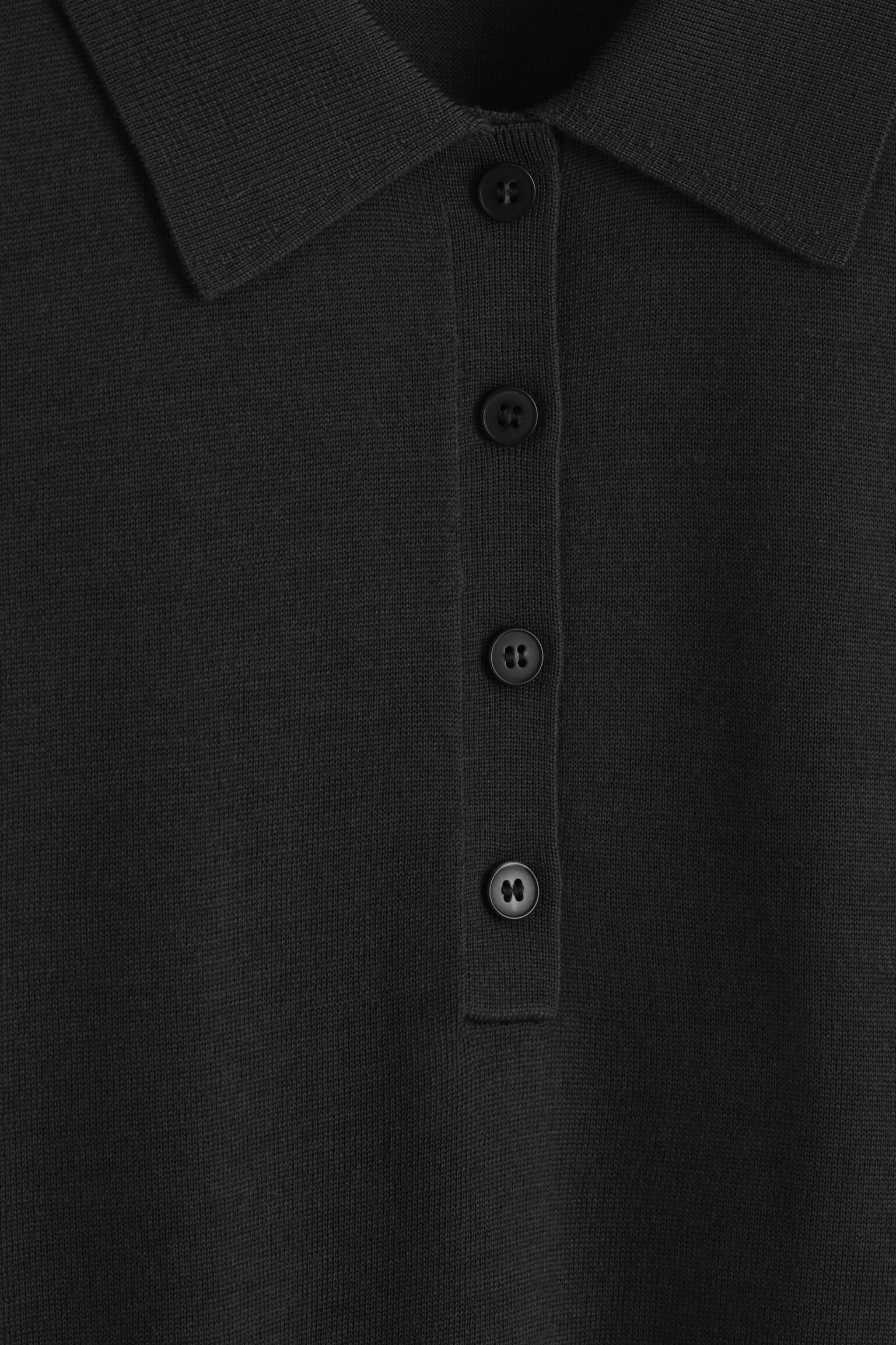 PULL POLO EN LAINE MÉRINOS - NOIR/ROUILLE/GRIS CHINÉ - 8