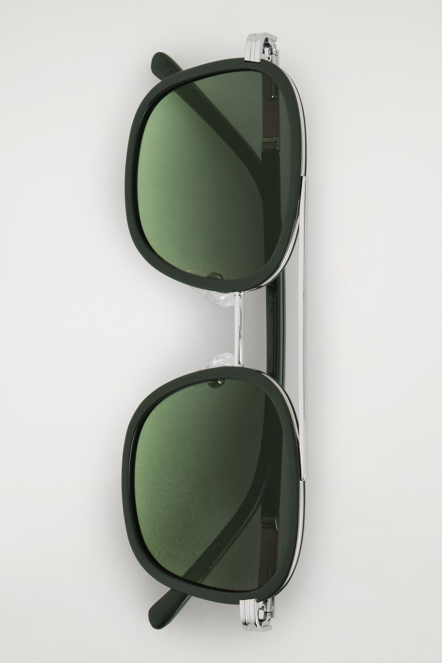 ROUND-FRAME AVIATOR SUNGLASSES - KHAKI / CHARCOAL/TORTOISESHELL / BROWN - 4