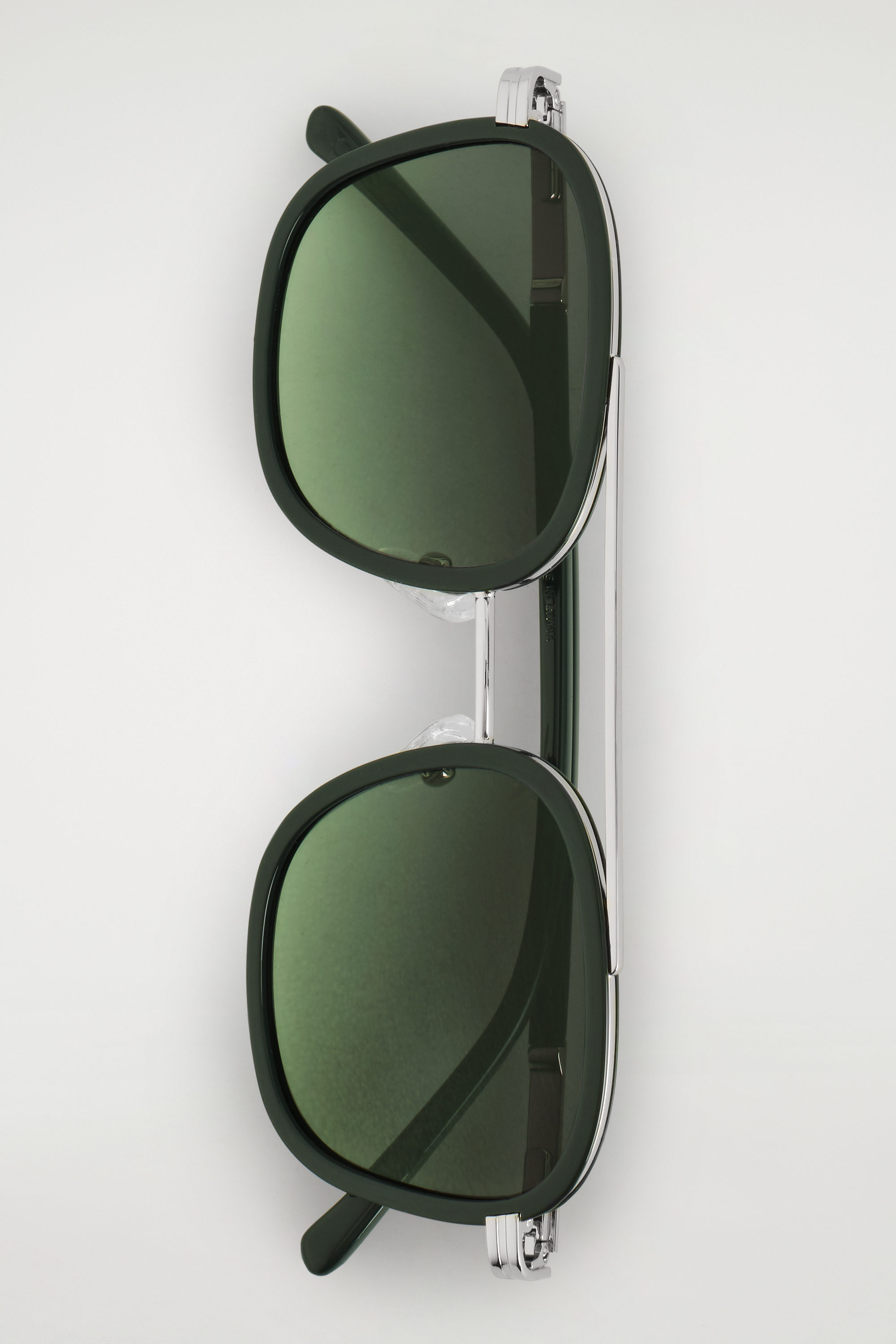 ROUND-FRAME AVIATOR SUNGLASSES - KHAKI / CHARCOAL | COS