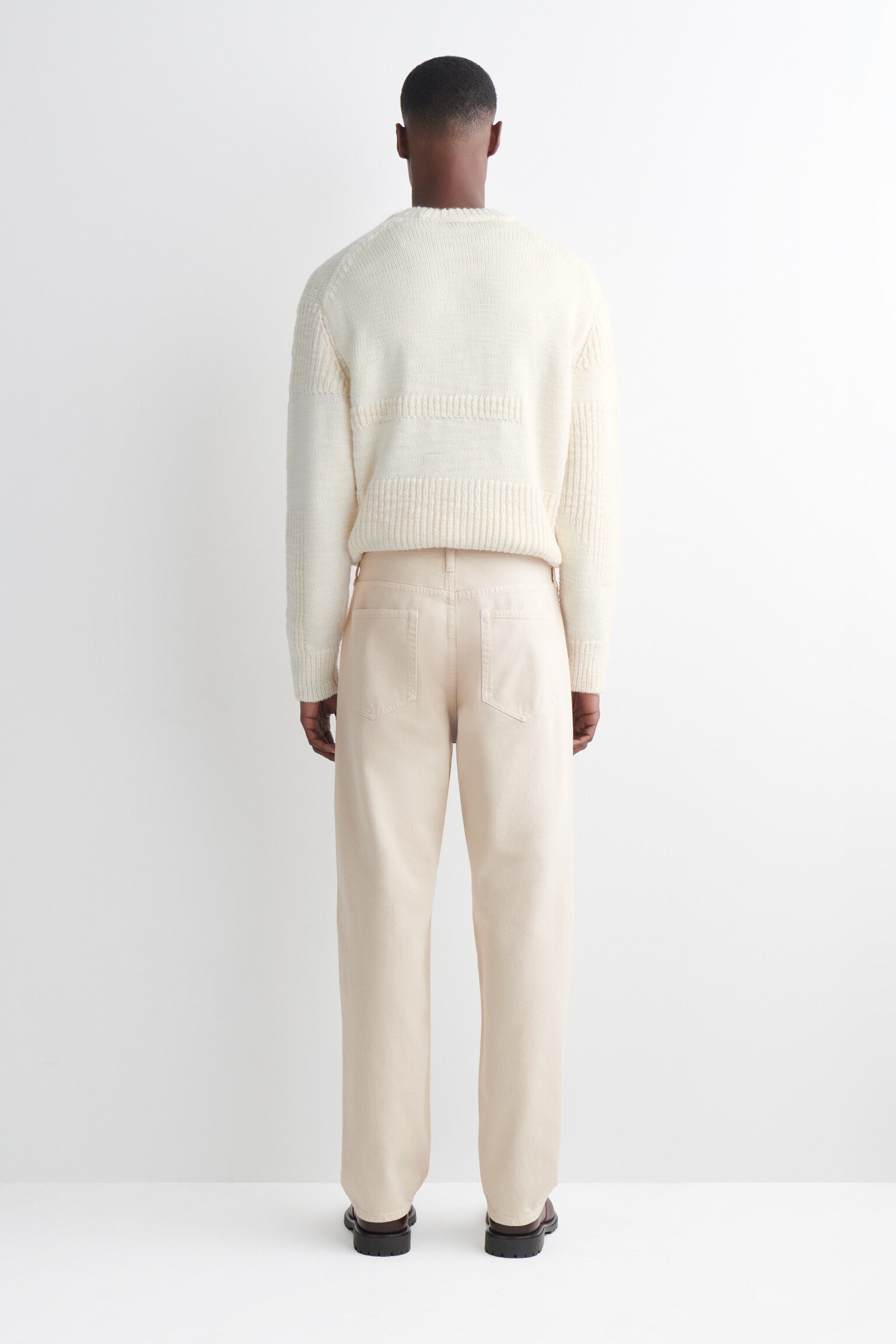 JEAN DROIT SIGNATURE - BEIGE/NOIR DÉLAVÉ/NOIR/BLEU FONCÉ/BLEU/BLEU CIEL - 3