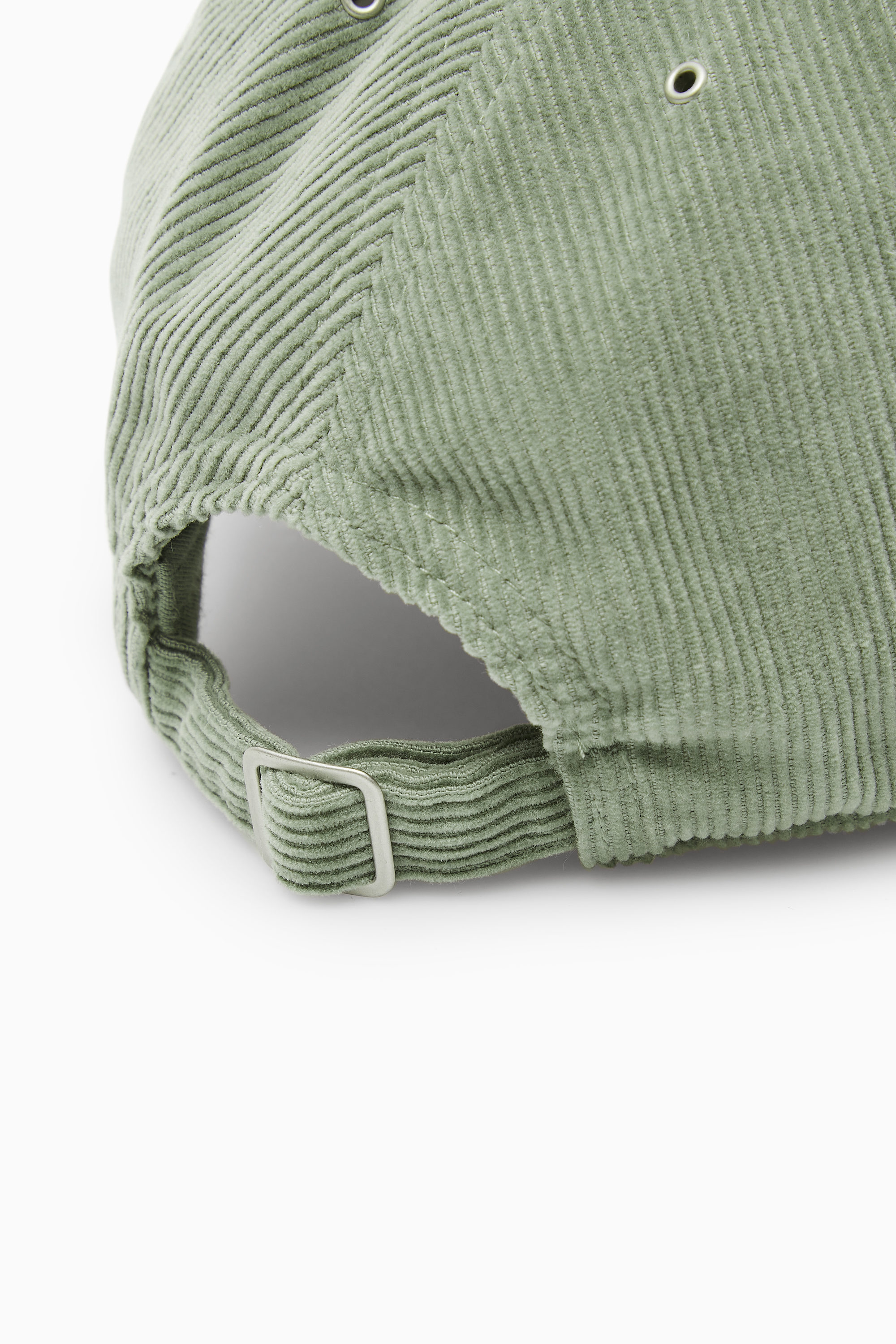 CORDUROY BASEBALL CAP - LIGHT GREEN | COS