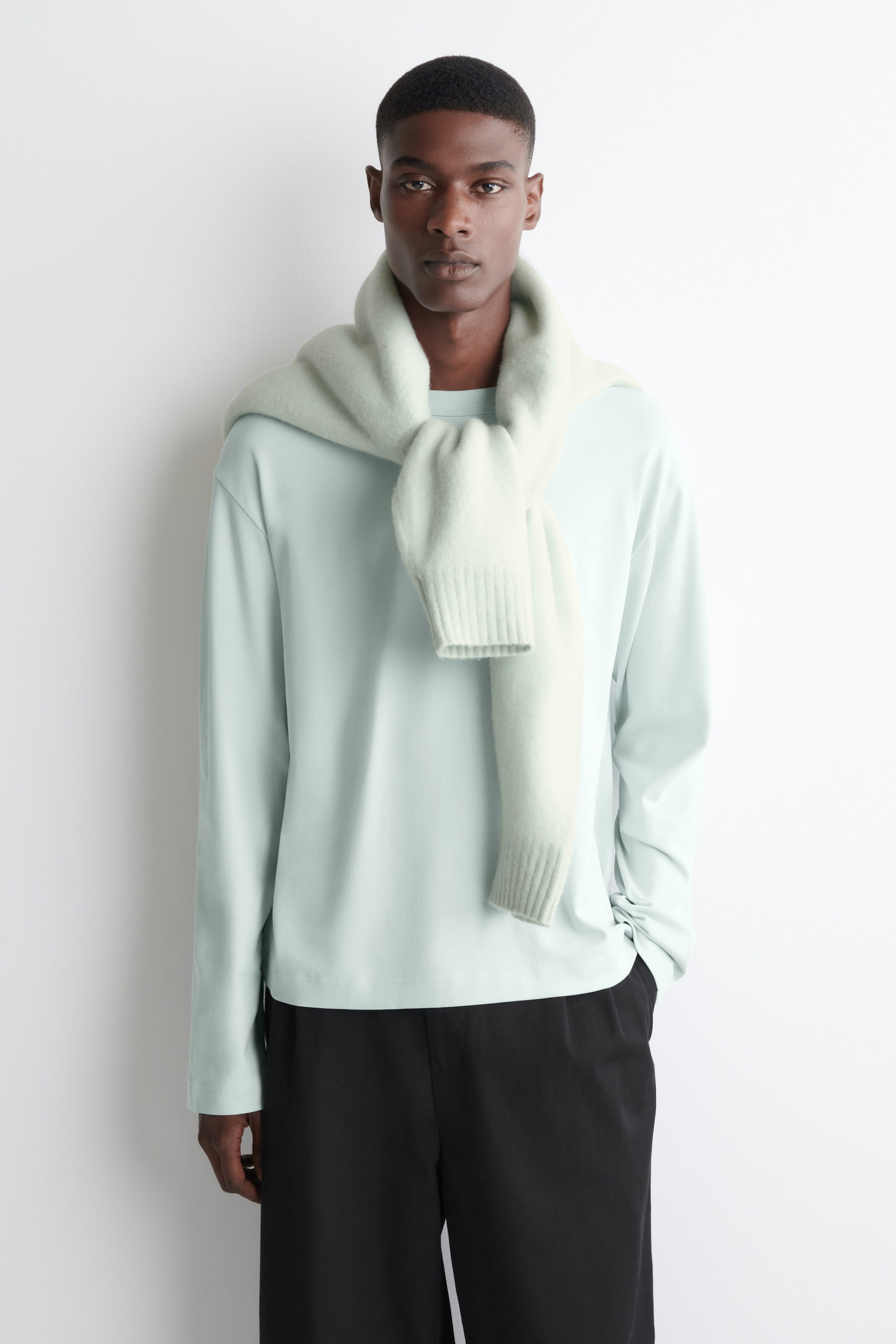 T-SHIRT DÉCONTRACTÉ À MANCHES LONGUES EN JERSEY