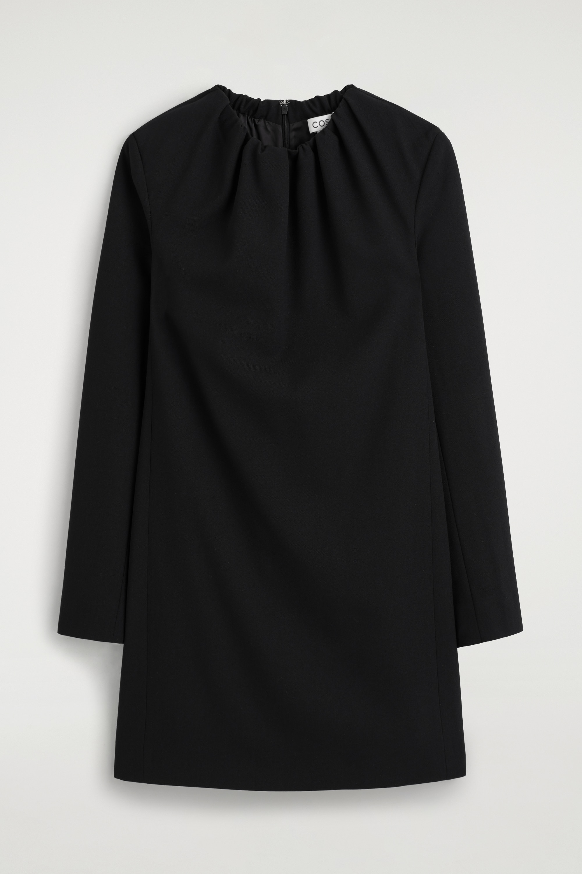 PLISZÍROZOTT SZABOTT TWILL MINIRUHA - FEKETE