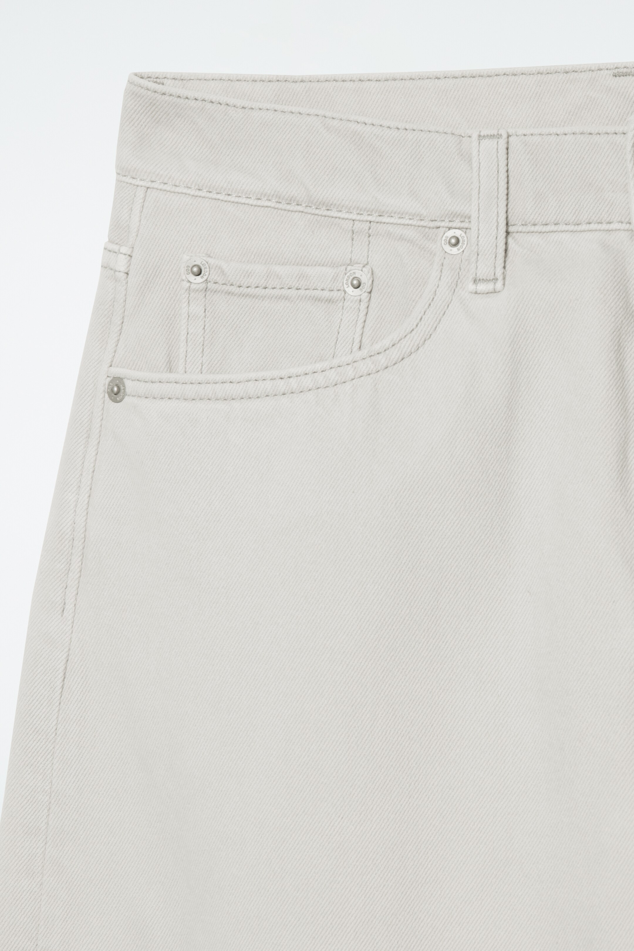 Zobacz większy obraz: JEANSY „FACADE” Z PODWINIĘTYMI NOGAWKAMI - JASNOSZARY - ONA | H&M PL 3