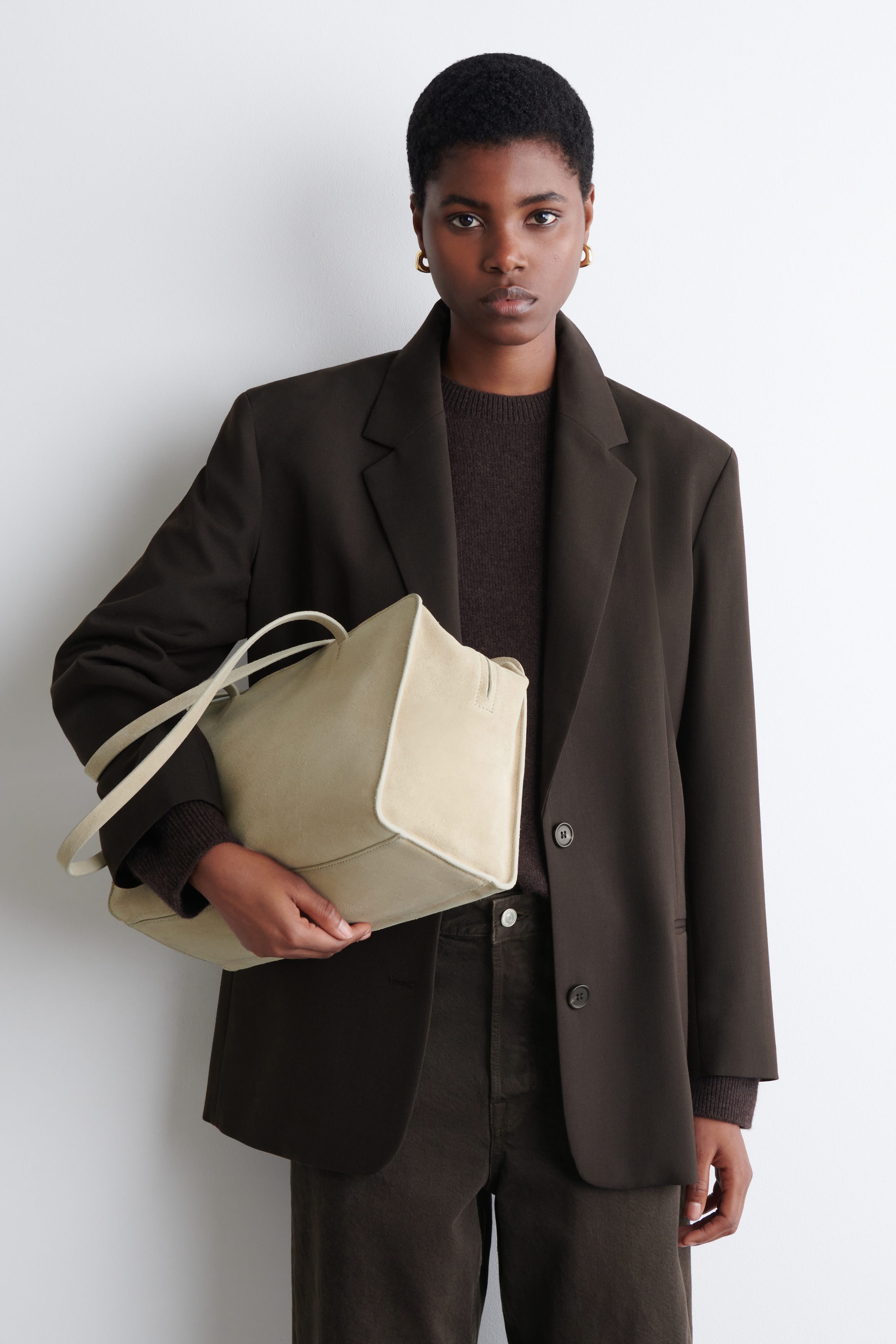 MARAIS BOWLING BAG - SUEDE