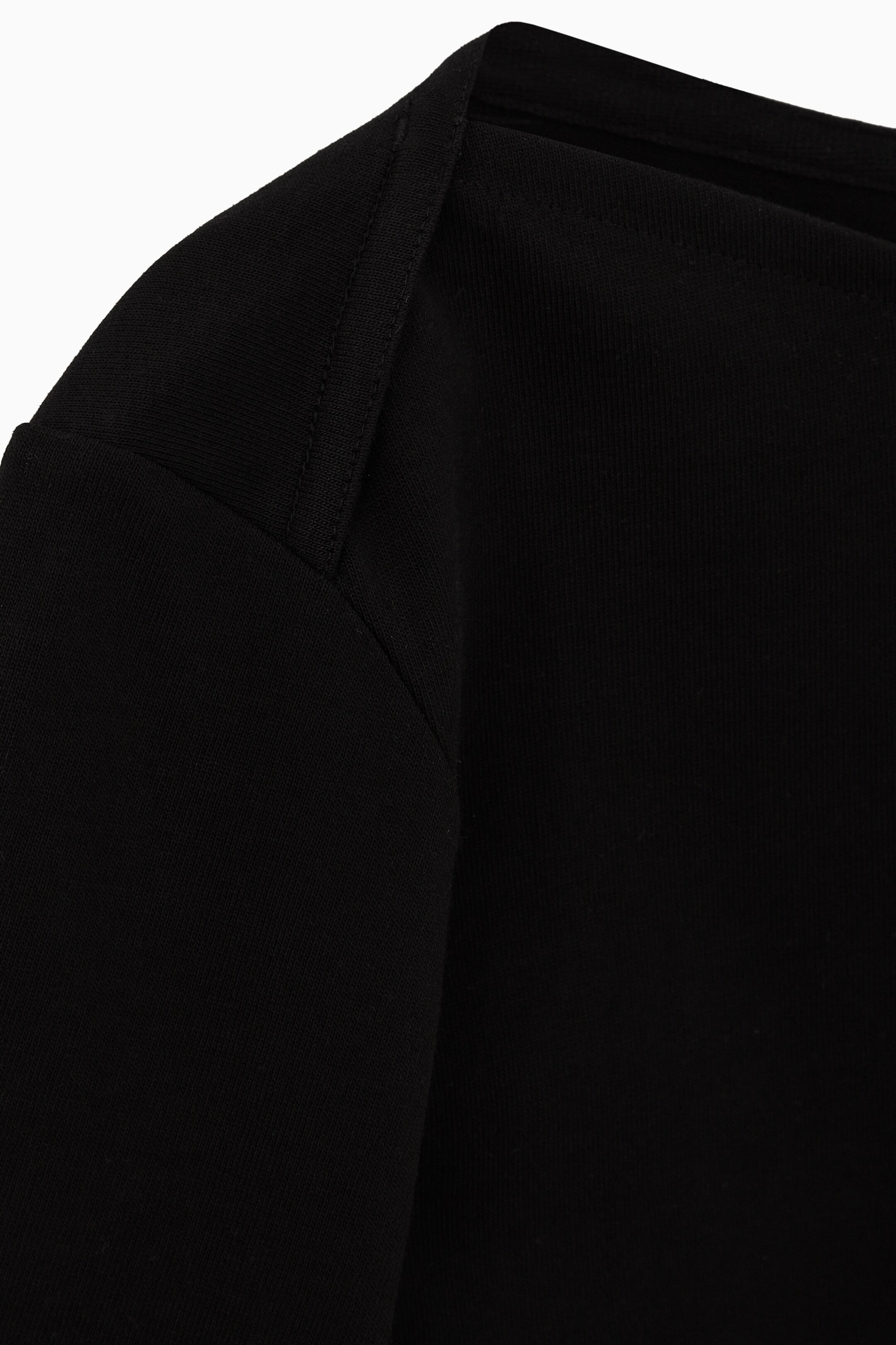 Agrandir l'image: ROBE T-SHIRT COURTE ENCOLURE BATEAU - NOIR - FEMME | H&M CH 2