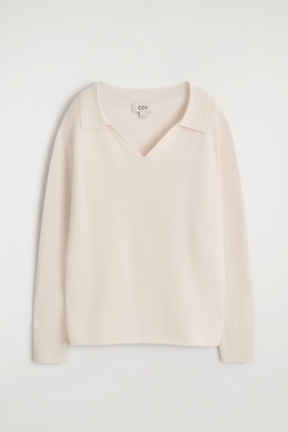 Luisa Cerano Polo Neck Merino Wool Long Fine Jumper Dark Olive